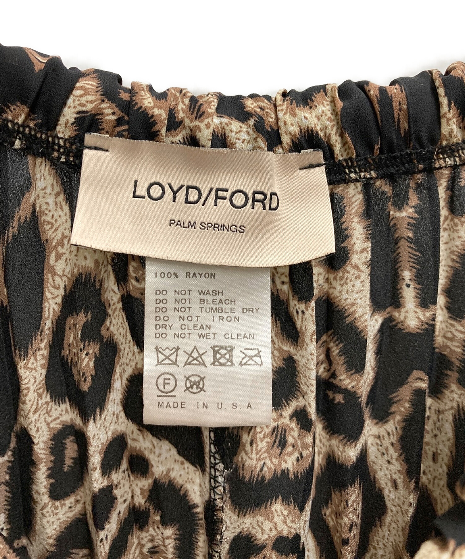 中古・古着通販】LOYD FORD (ロイド フォード) LEOPARD PANTS ベージュ サイズ:表記なし｜ブランド・古着通販  トレファク公式【TREFAC FASHION】スマホサイト