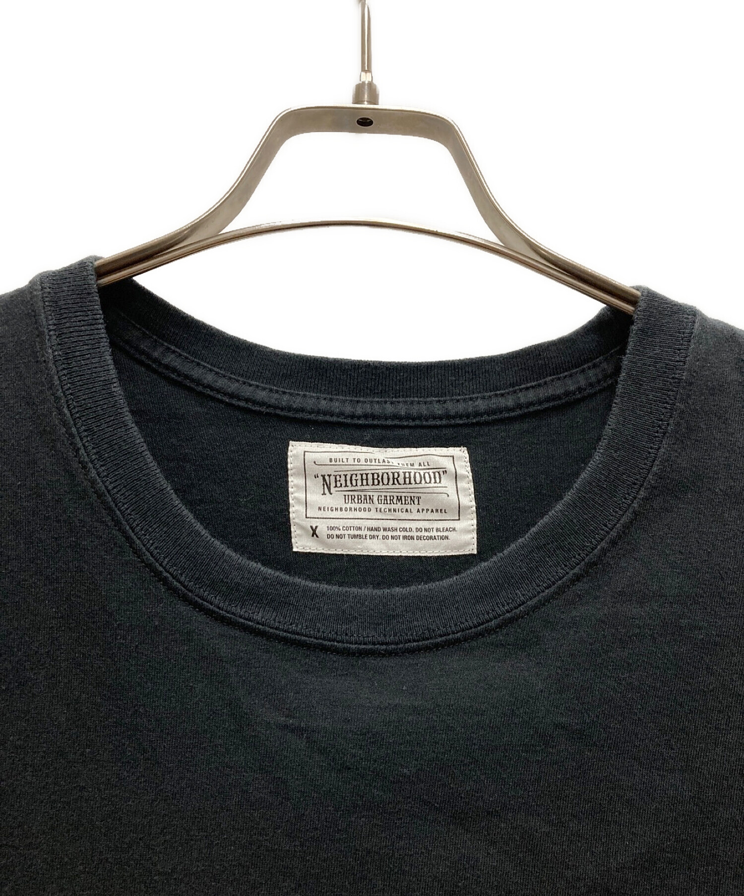 中古・古着通販】NEIGHBORHOOD (ネイバーフッド) プリントTシャツ ブラック サイズ:FREE｜ブランド・古着通販  トレファク公式【TREFAC FASHION】スマホサイト