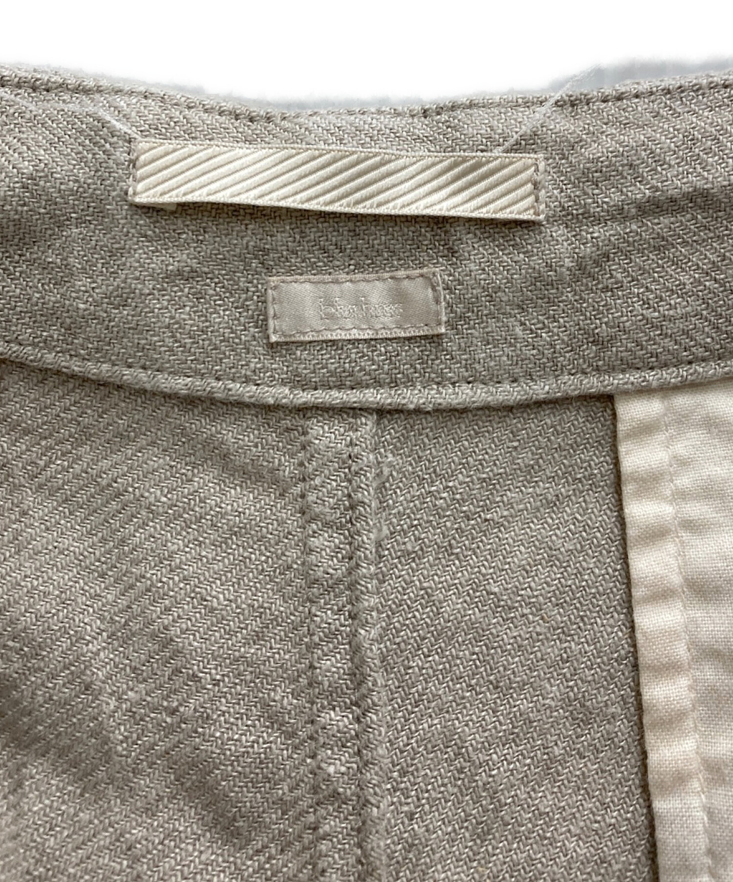 BLURHMS (ブラームス) Linen Twill 5P Easy Pants ベージュ サイズ:2