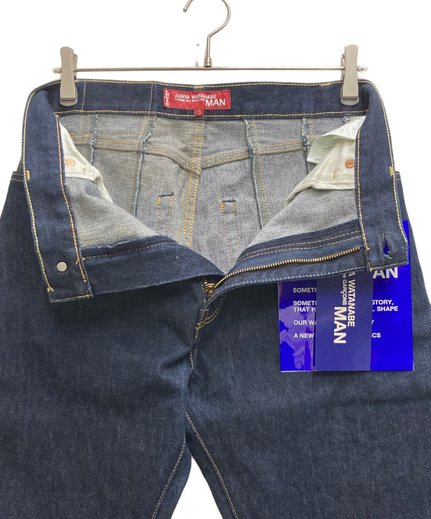 中古・古着通販】COMME des GARCONS JUNYA WATANABE MAN (コム デ ギャルソン ジュンヤ ワタナベ マン)  LEVI'S (リーバイス) デニムパンツ インディゴ サイズ:S｜ブランド・古着通販 トレファク公式【TREFAC FASHION】スマホサイト