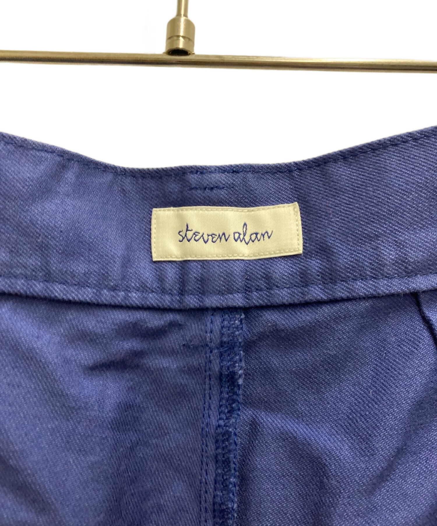 中古・古着通販】STEVEN ALAN (スティーブンアラン) COTTON TWILL PANTS ネイビー サイズ:Ⅿ｜ブランド・古着通販  トレファク公式【TREFAC FASHION】スマホサイト