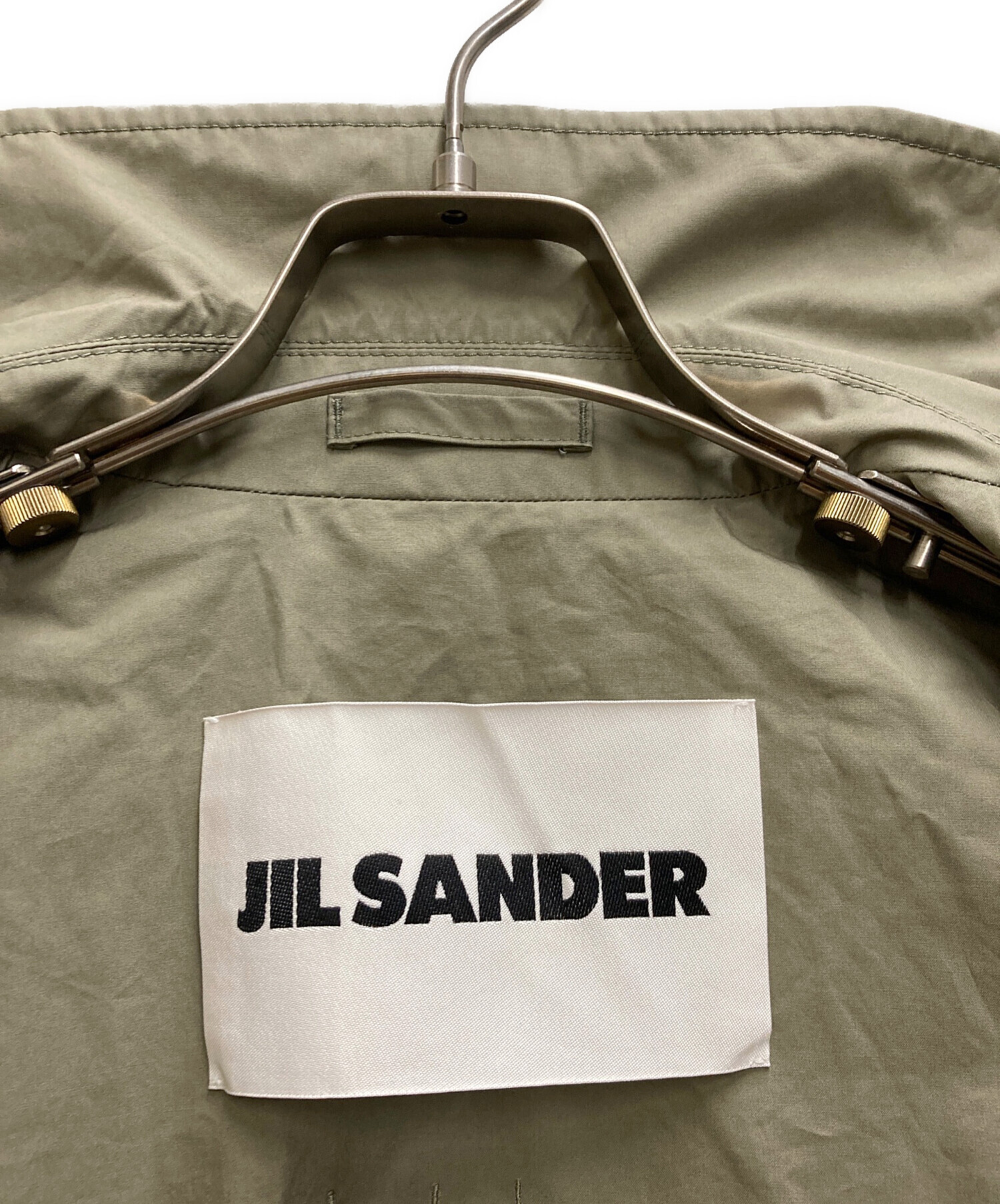 中古・古着通販】JIL SANDER (ジルサンダー) バックロゴコーチジャケット グリーン サイズ:44｜ブランド・古着通販  トレファク公式【TREFAC FASHION】スマホサイト