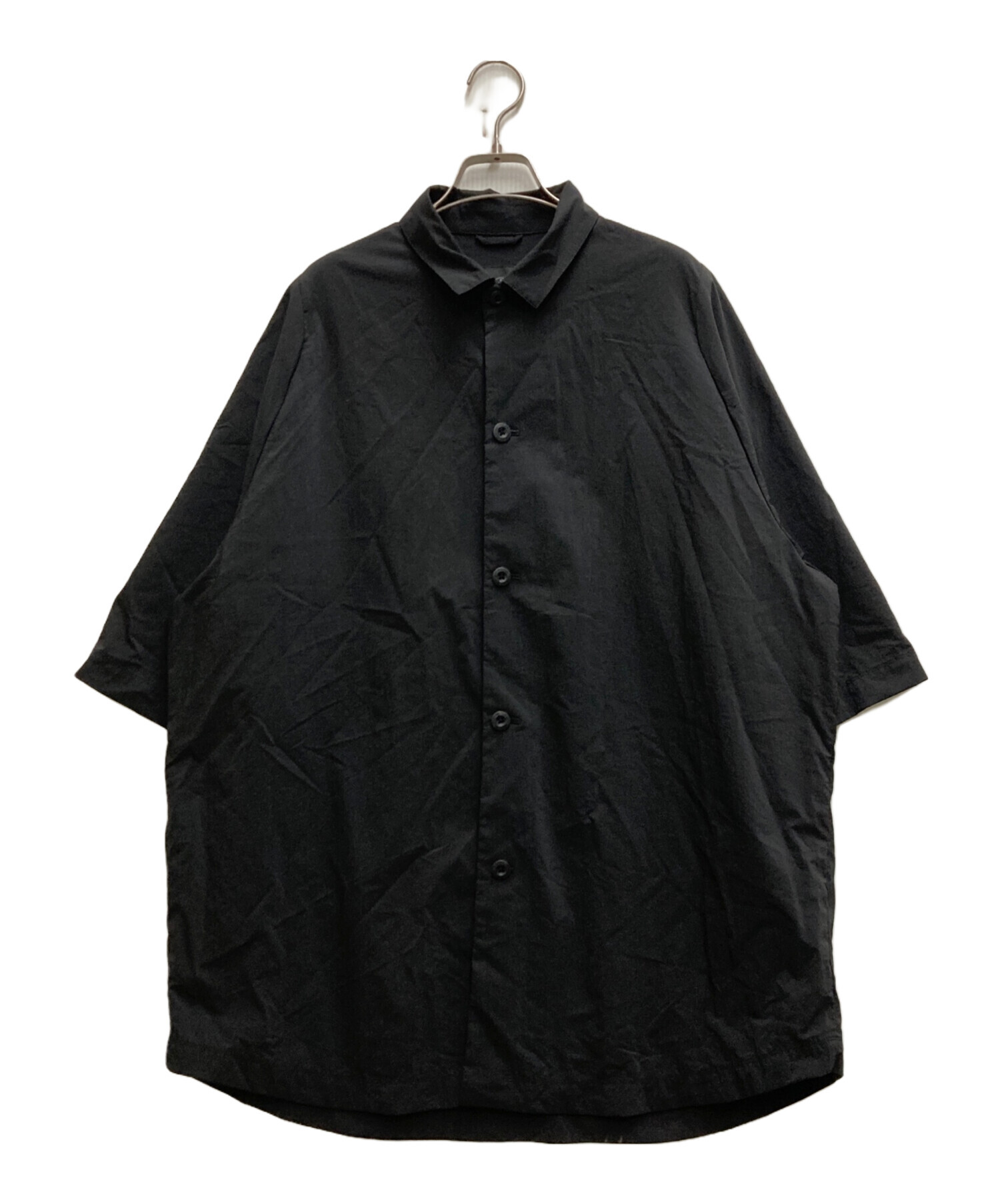 中古・古着通販】teatora (テアトラ) Cartridge Shirt S/S DOCTOROID ブラック サイズ:4｜ブランド・古着通販  トレファク公式【TREFAC FASHION】スマホサイト