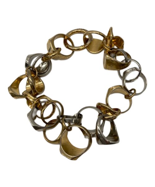 中古・古着通販】sacai (サカイ) Ring Chain bracelet シルバー×ゴールド｜ブランド・古着通販 トレファク公式【TREFAC  FASHION】スマホサイト