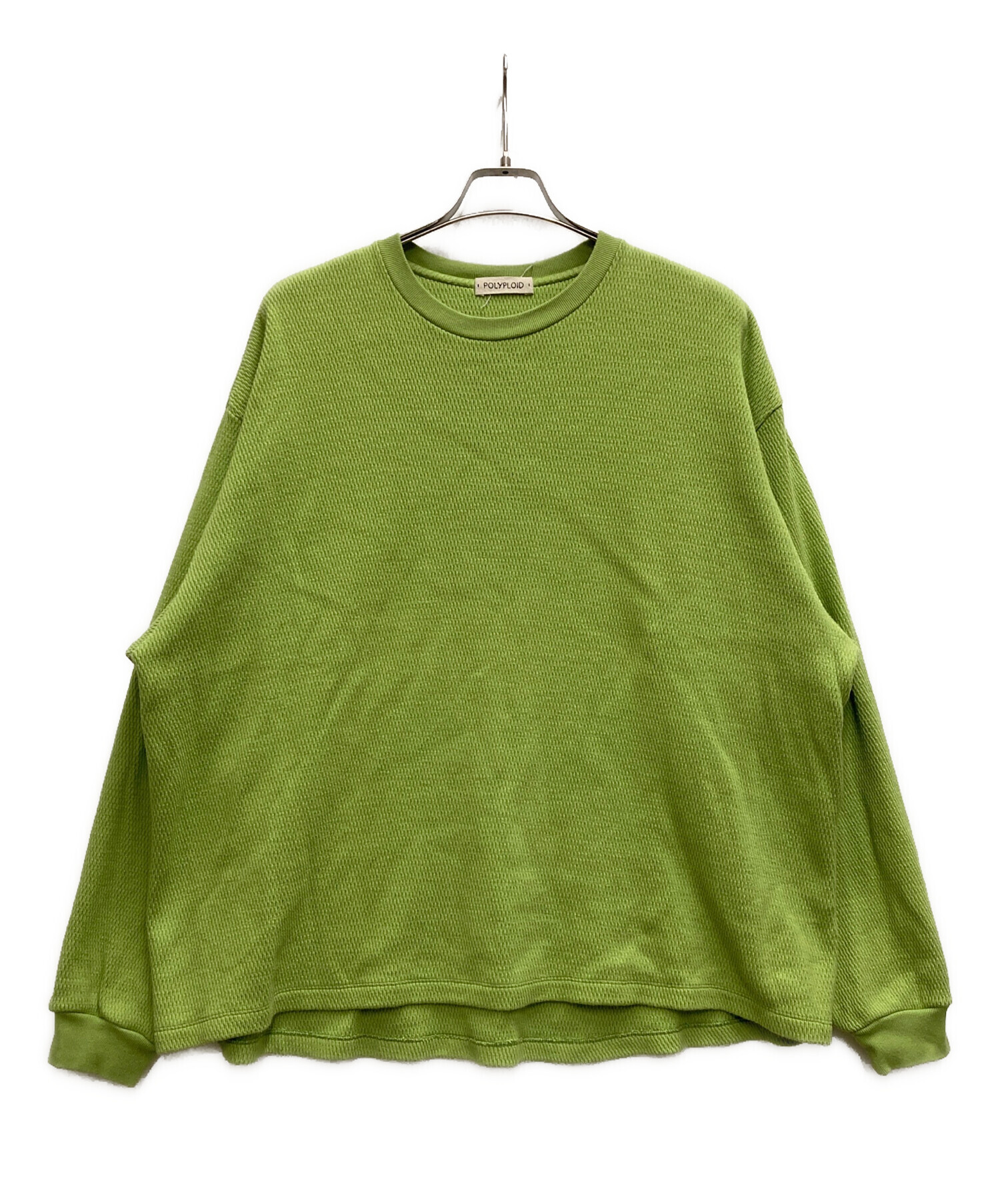 POLYPLOID (ポリプロイド) OVERSIZE LONGSLEEVE C グリーン サイズ:2