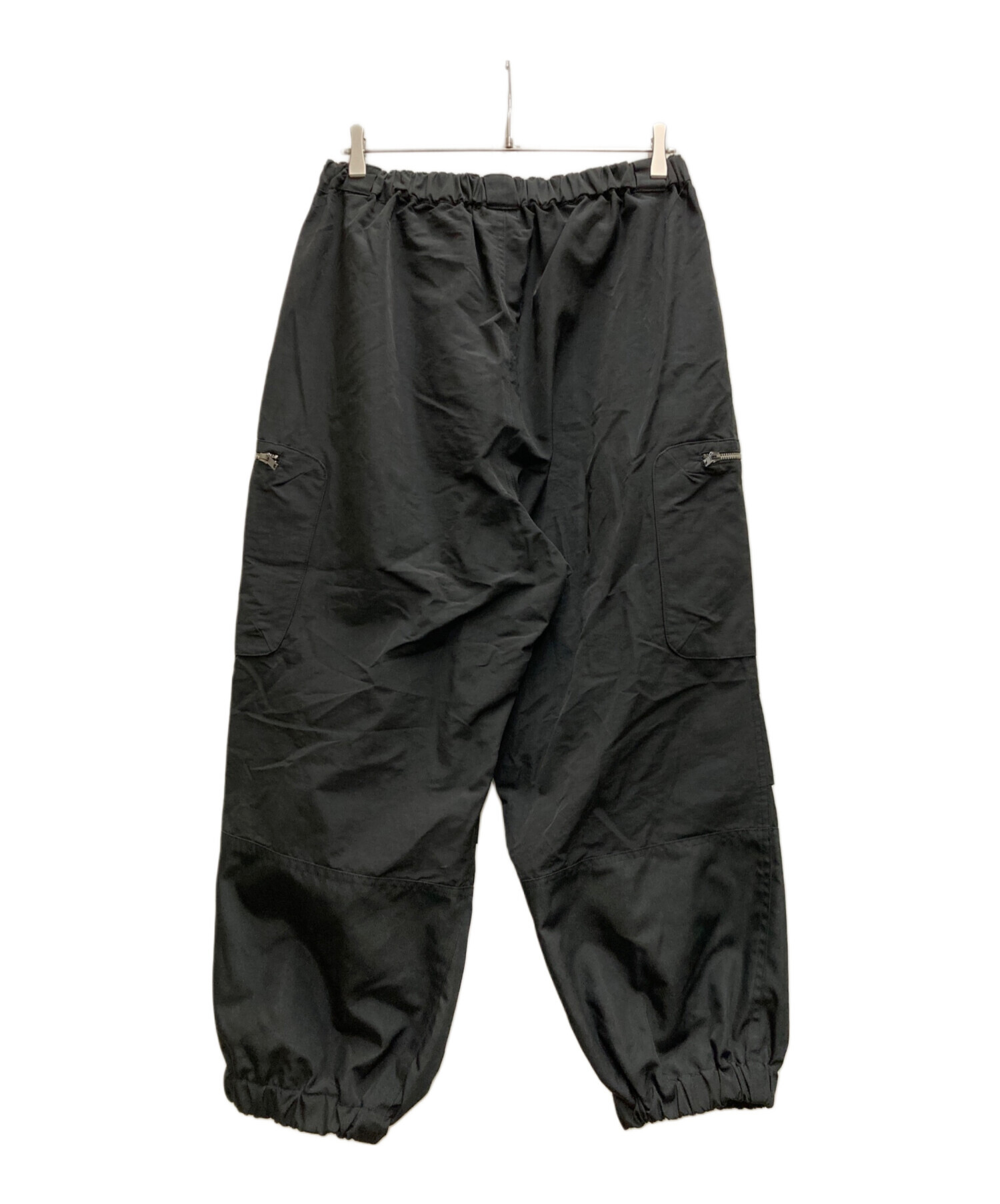 WILLY CHAVARRIA (ウィリーチャバリア) WINDBREAKER PANTS ブラック サイズ:Ⅼ