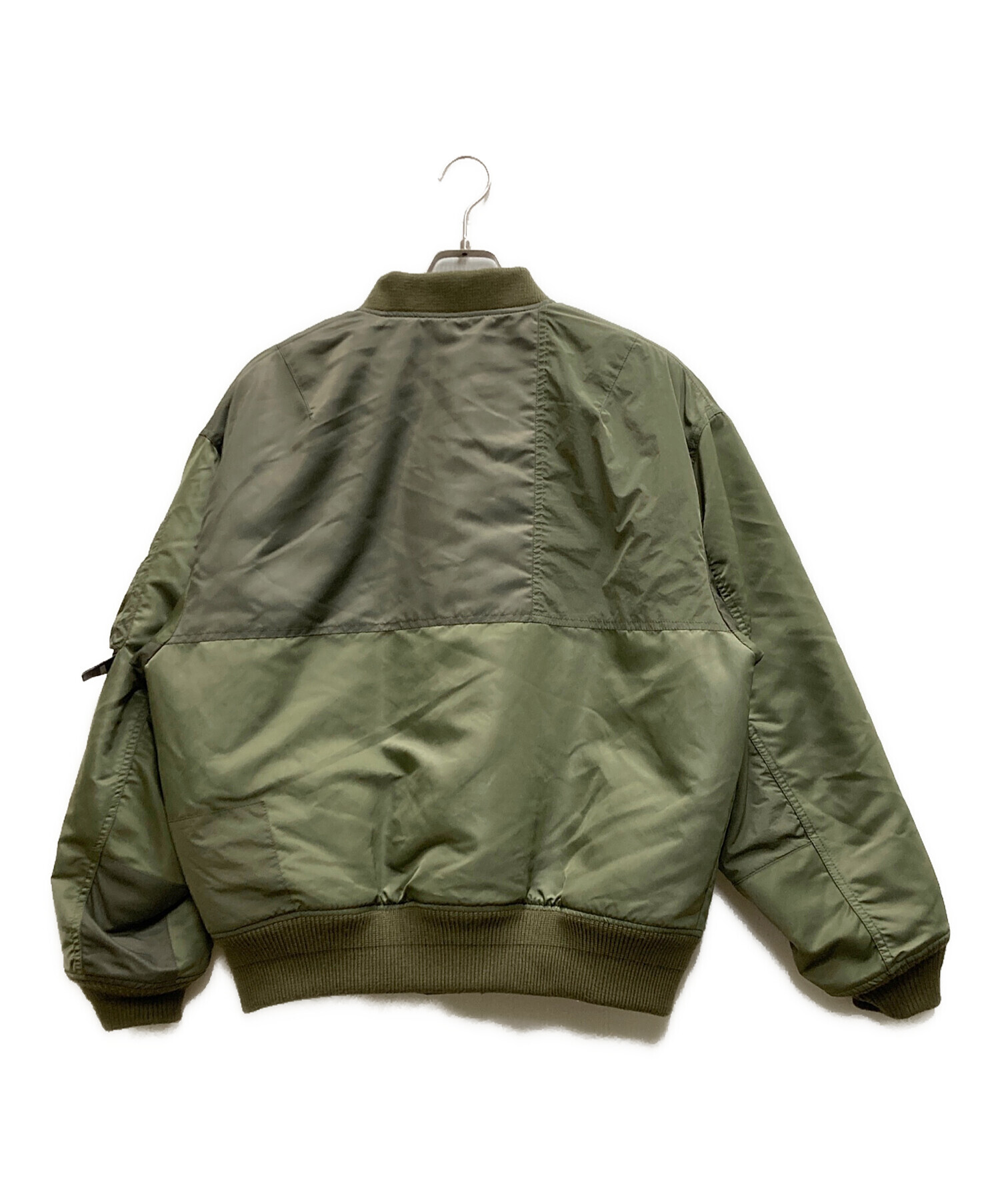 NEIGHBORHOOD (ネイバーフッド) MA-1 FLIGHT JACKET グリーン サイズ:Ⅿ