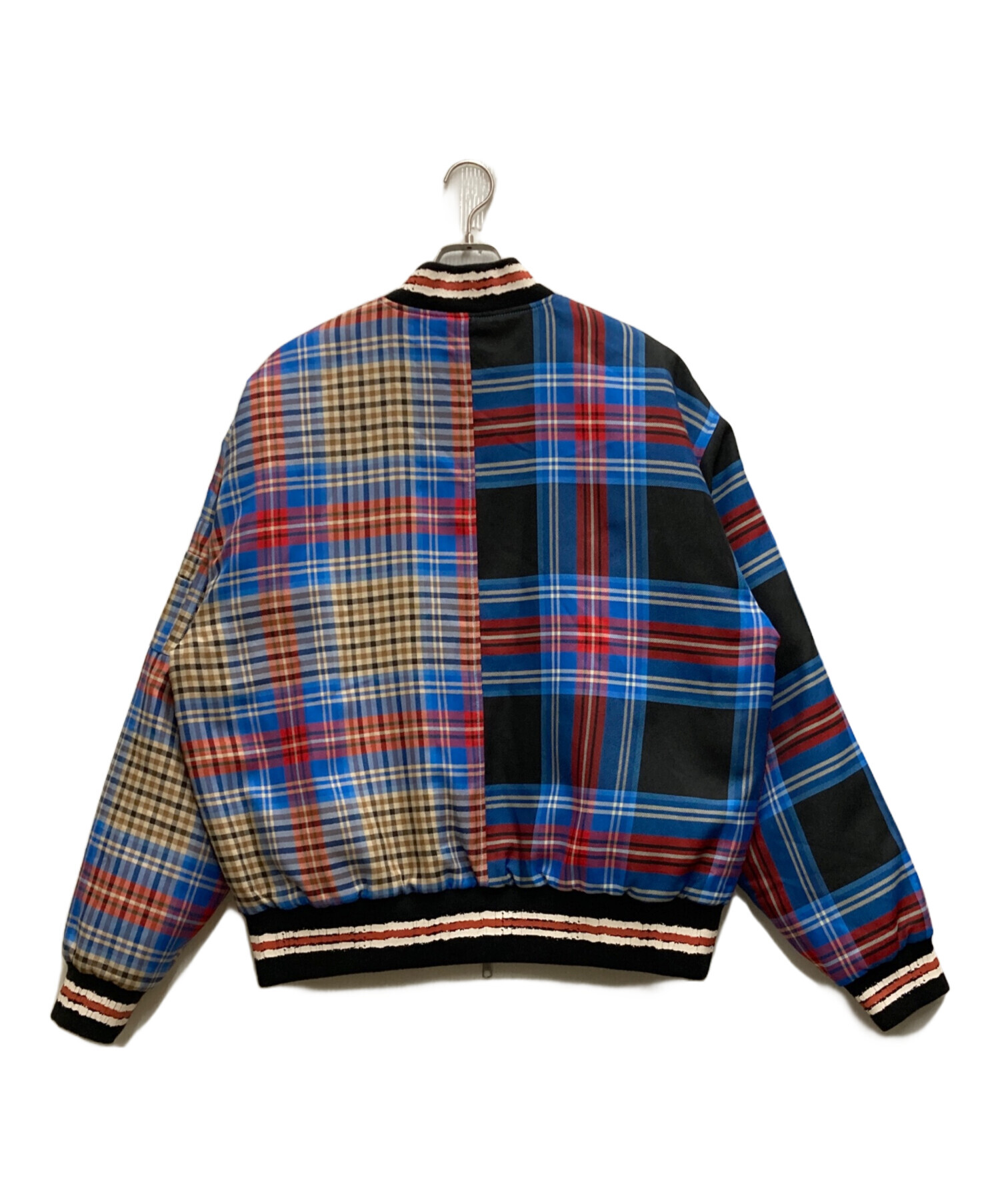 中古・古着通販】FRED PERRY (フレッドペリー) CHARLES JEFFREY LOVERBOY (チャールズ ジェフリー ラバーボーイ)  TARTAN BOMBER JACKET ブルー×レッド サイズ:Ⅼ｜ブランド・古着通販 トレファク公式【TREFAC FASHION】スマホサイト