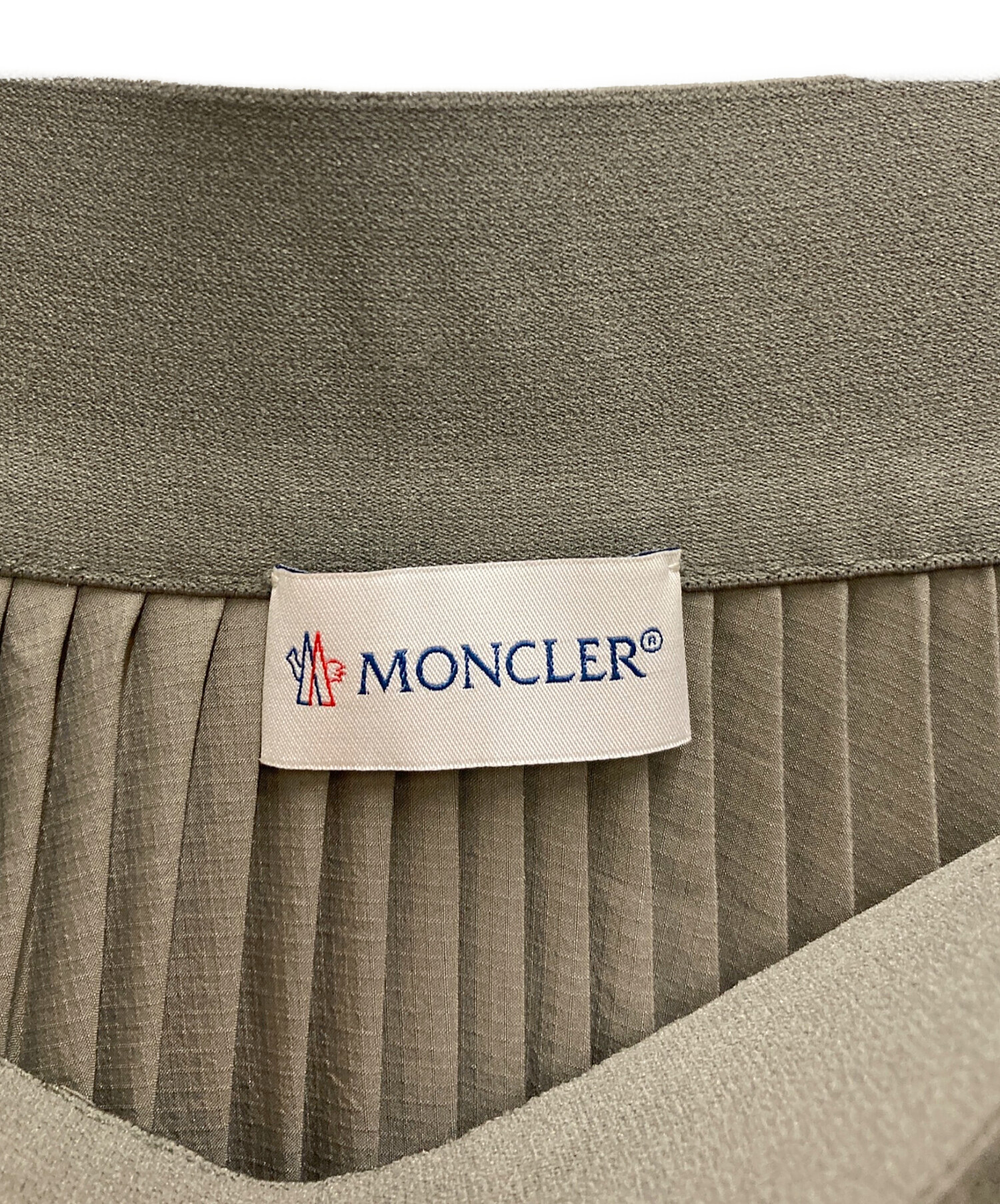 MONCLER (モンクレール) HYKE (ハイク) GONNA プリーツスカート グレー サイズ:38