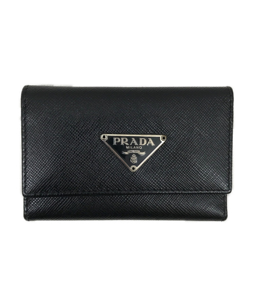 中古・古着通販】PRADA (プラダ) 6連キーケース ブラック サイズ