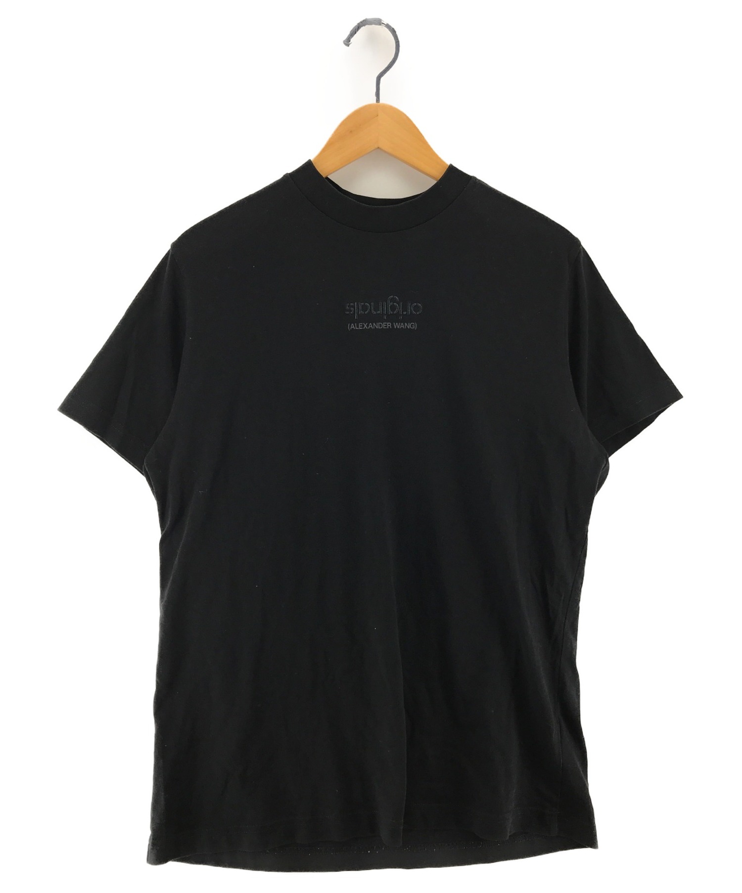 ALEXANDER WANG×adids (アレキサンダーワン × アディダス) カットソー　Tシャツ ブラック サイズ:M