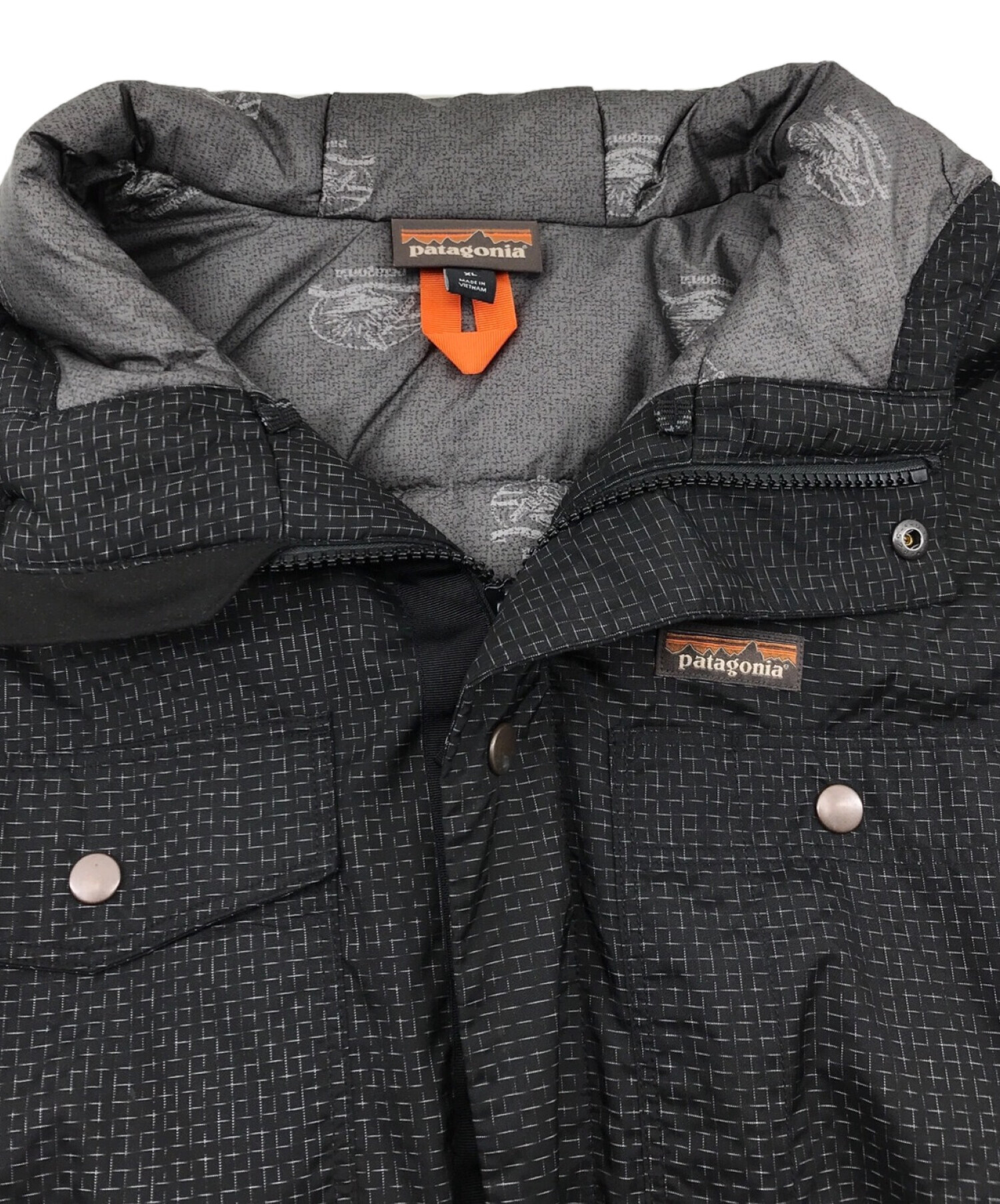 Patagonia (パタゴニア) スティールフォージパフジャケット　ダウンジャケット ブラック サイズ:XL