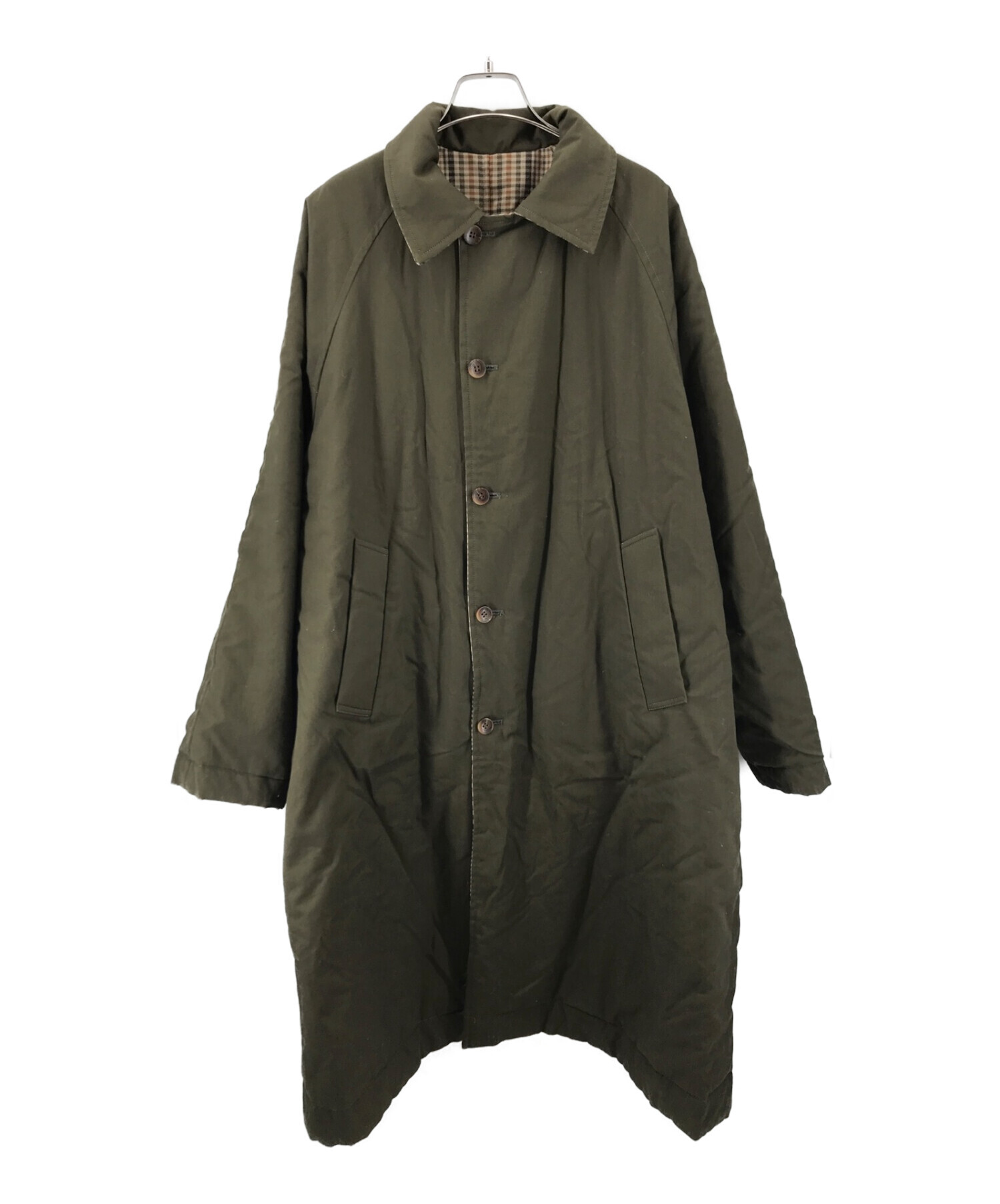 undecorated MAN (アンデコレイテッドマン) GUN CLUB CHECK REVERSIBLE COAT ブラウン サイズ:size2