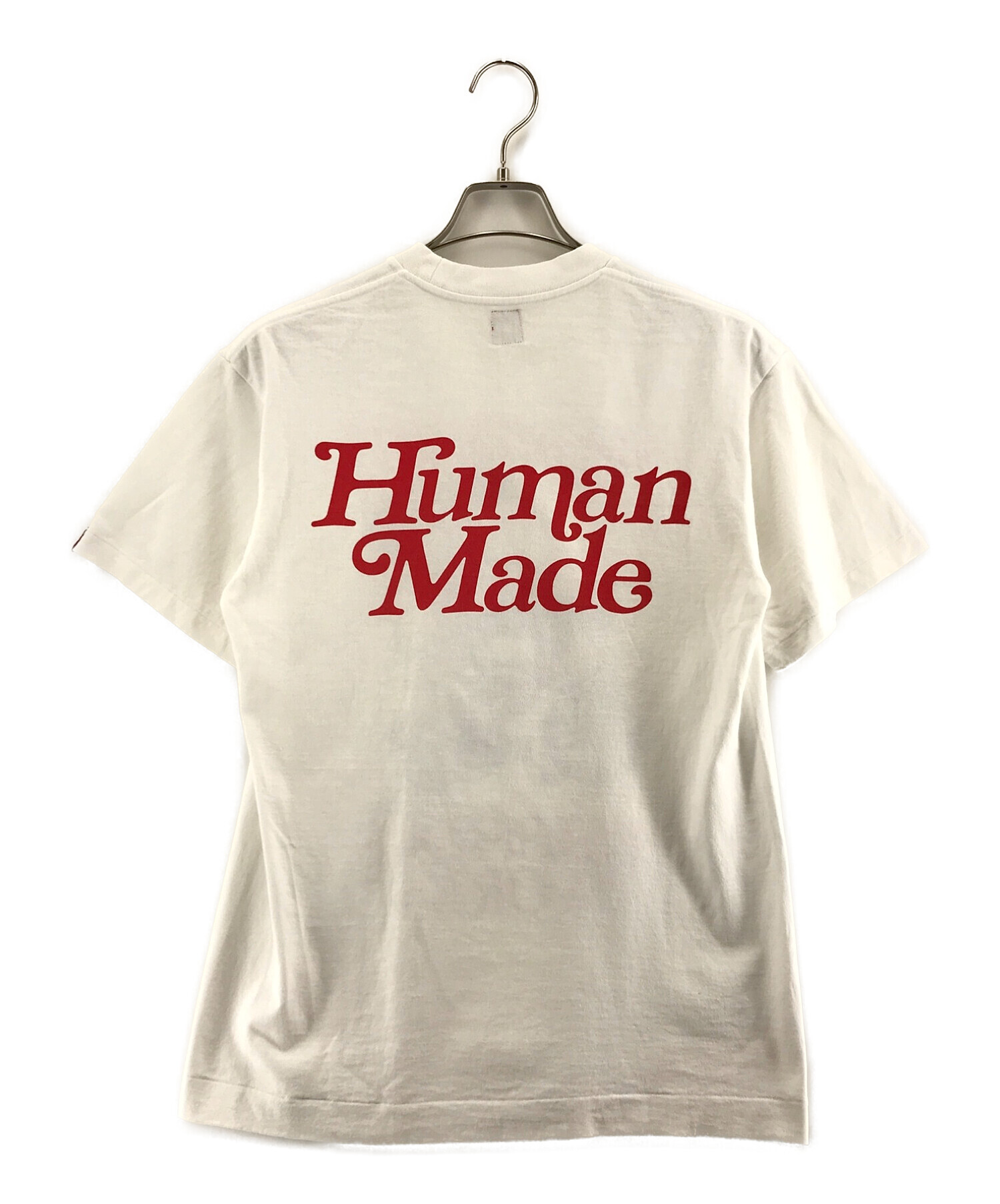 HUMAN MADE×BMW×GDC T-SHIRT (ヒューマンメイド×ビーエムダブリュ×ジーディーシー) トリプルコラボTシャツ ホワイト  サイズ:S