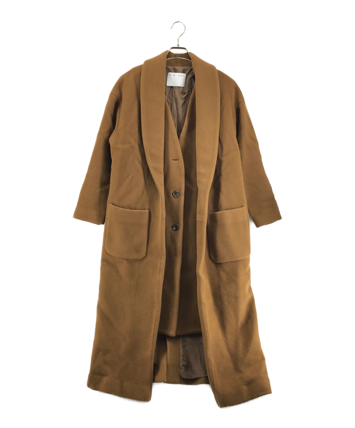 中古・古着通販】RIM.ARK (リムアーク) layered Style long coat