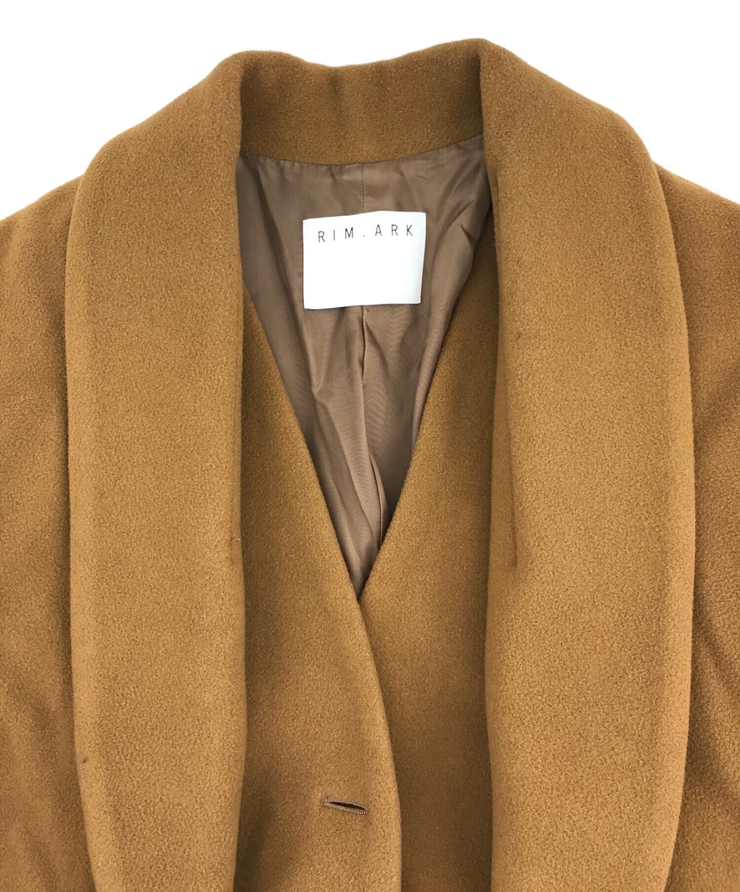 RIM.ARK (リムアーク) layered Style long coat ベージュ サイズ:M