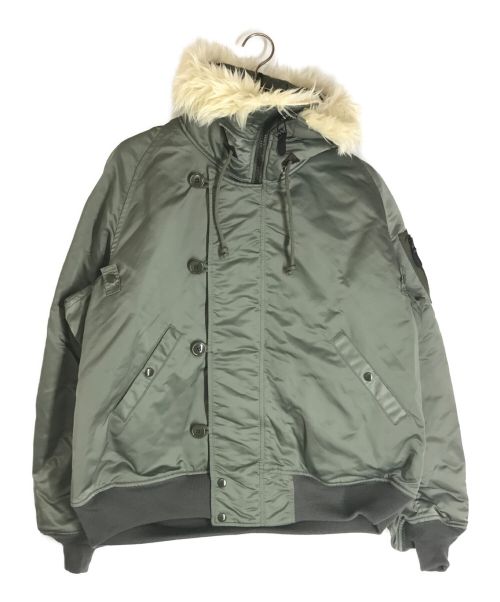 中古・古着通販】leno (リノ) N-2B JACKET カーキ サイズ:2｜ブランド