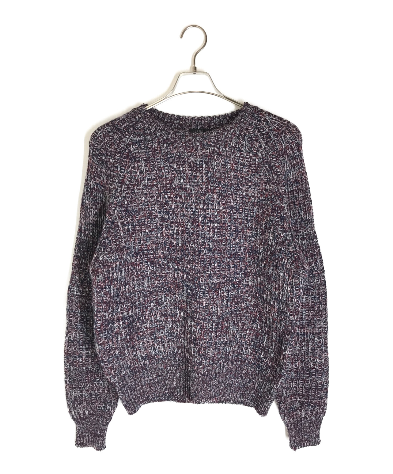 中古・古着通販】leno (リノ) TWISTED YARN SWEATER パープル サイズ:1