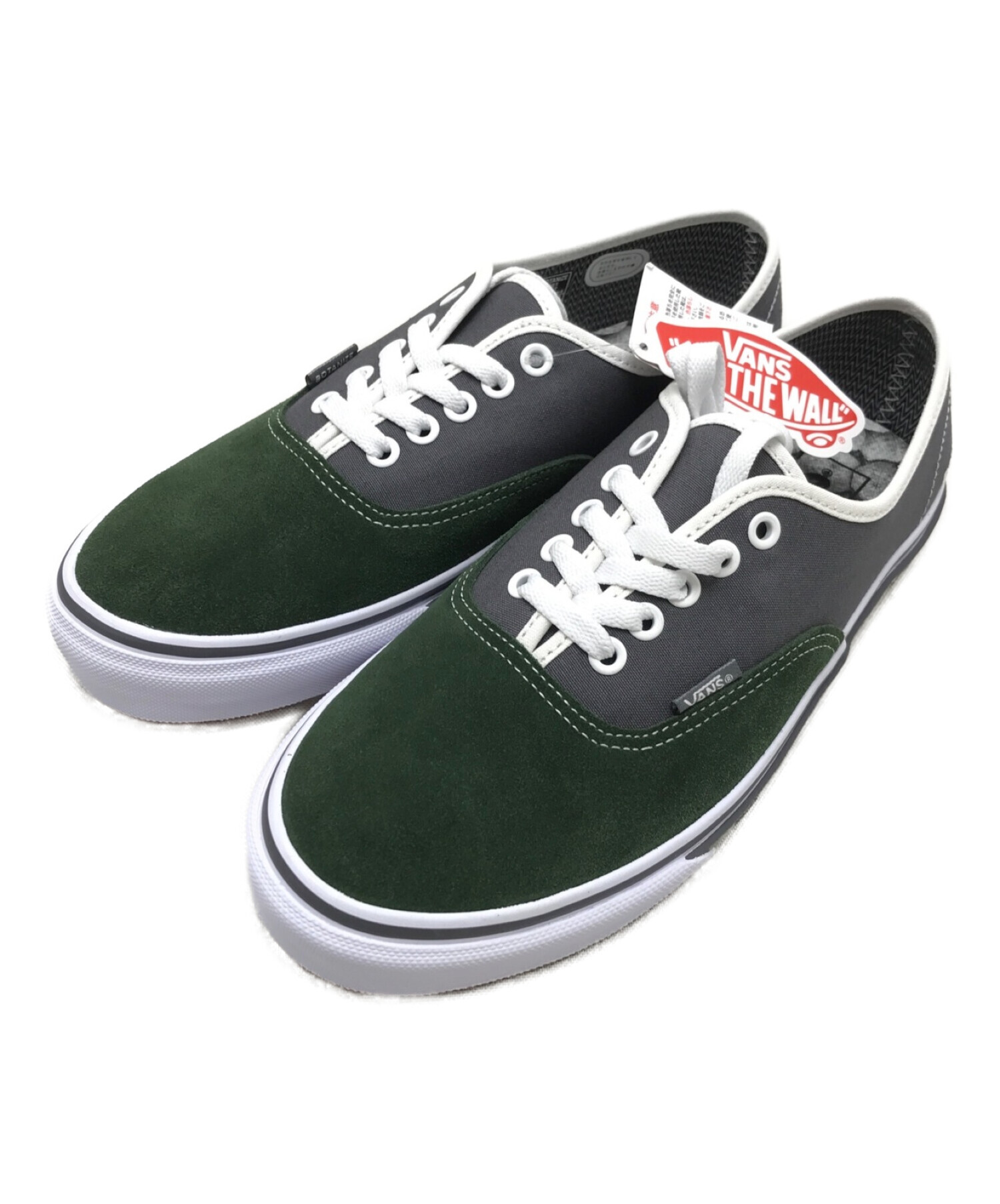 VANS × BOTANIZE (ヴァンズ×ボタナイズ) AUTHENTIC グリーン×グレー サイズ:26.5cm 未使用品