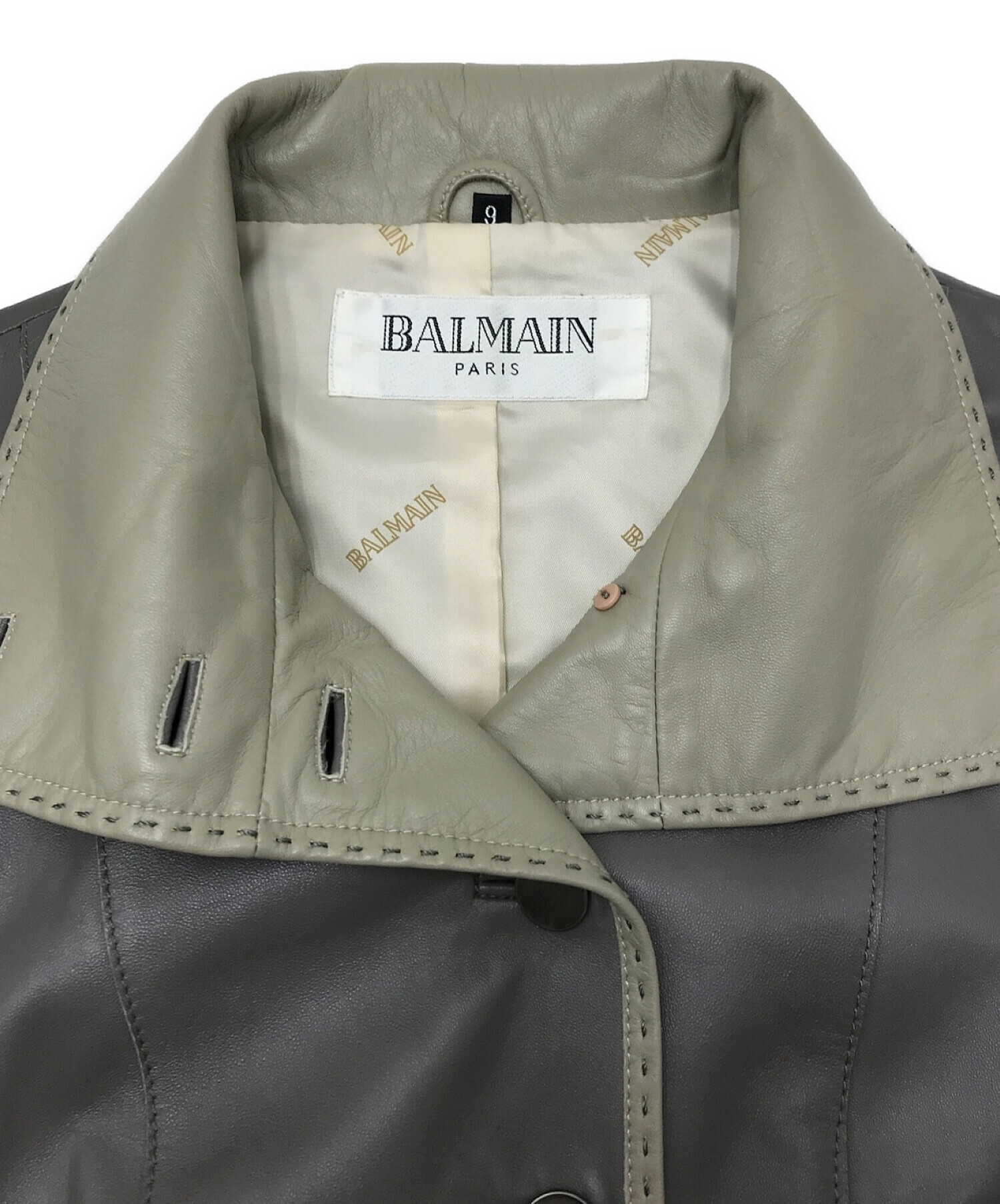 中古・古着通販】BALMAIN (バルマン) オールドスタンドカラー