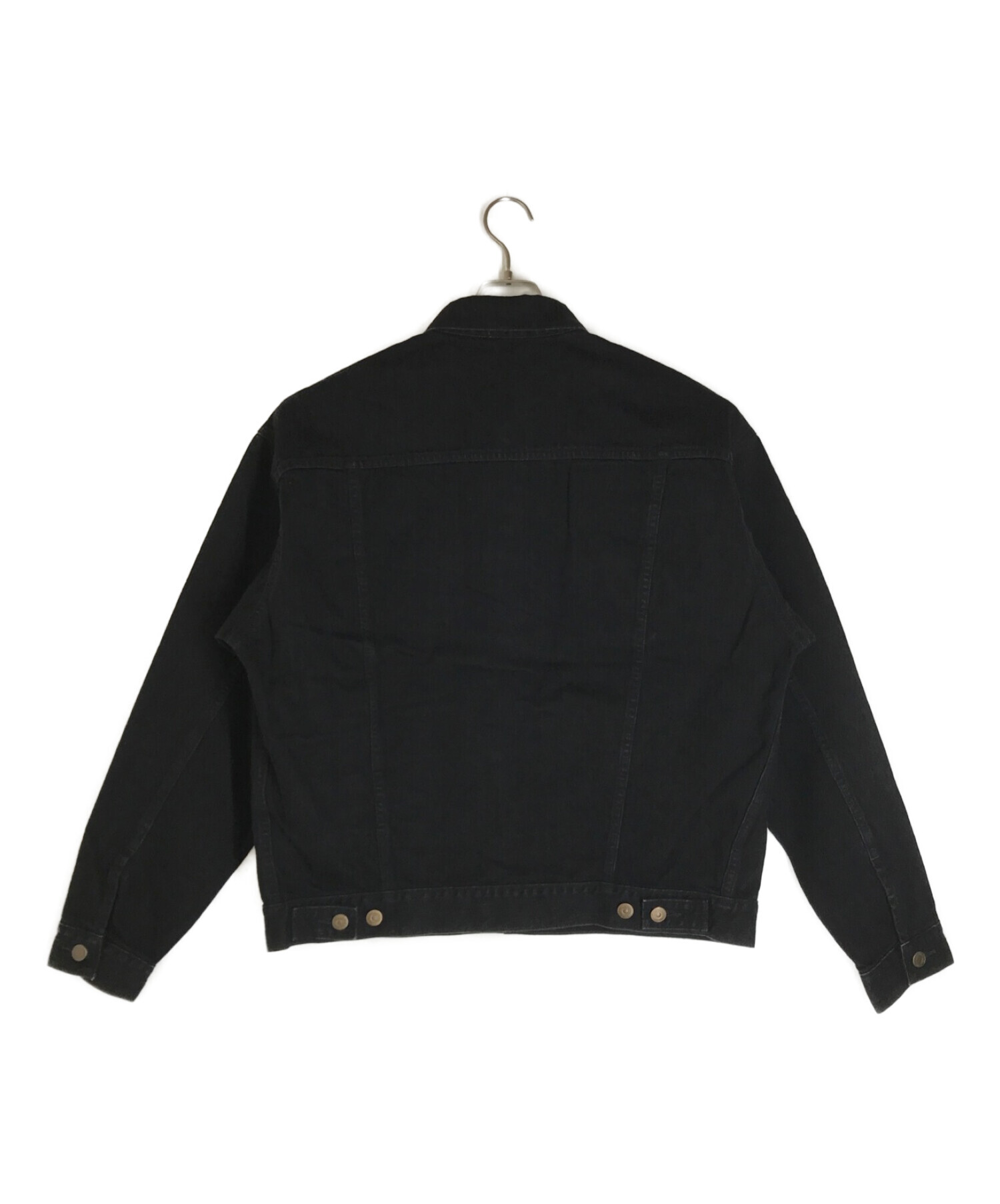 leno (リノ) DOUBLE POCKET TRUCKER JACKET ブラック サイズ:3