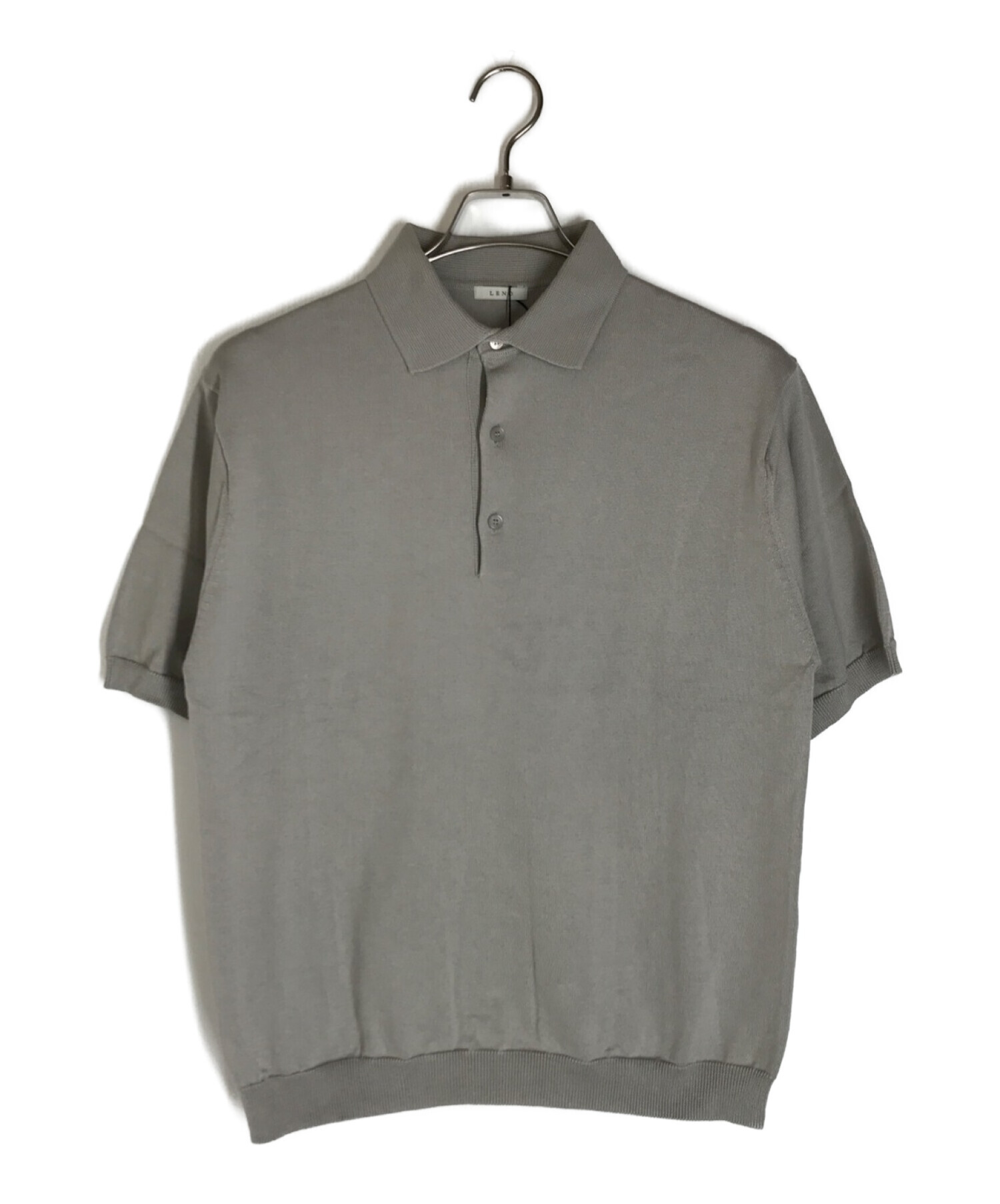 leno (リノ) ニットポロシャツ グレー サイズ:2 未使用品