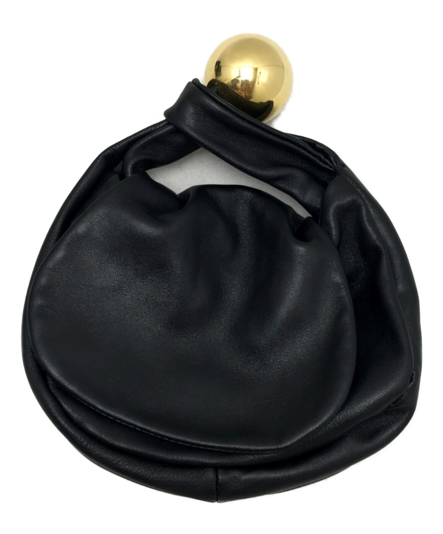 JIL SANDER (ジルサンダー) SPHERE POUCH SM ブラック