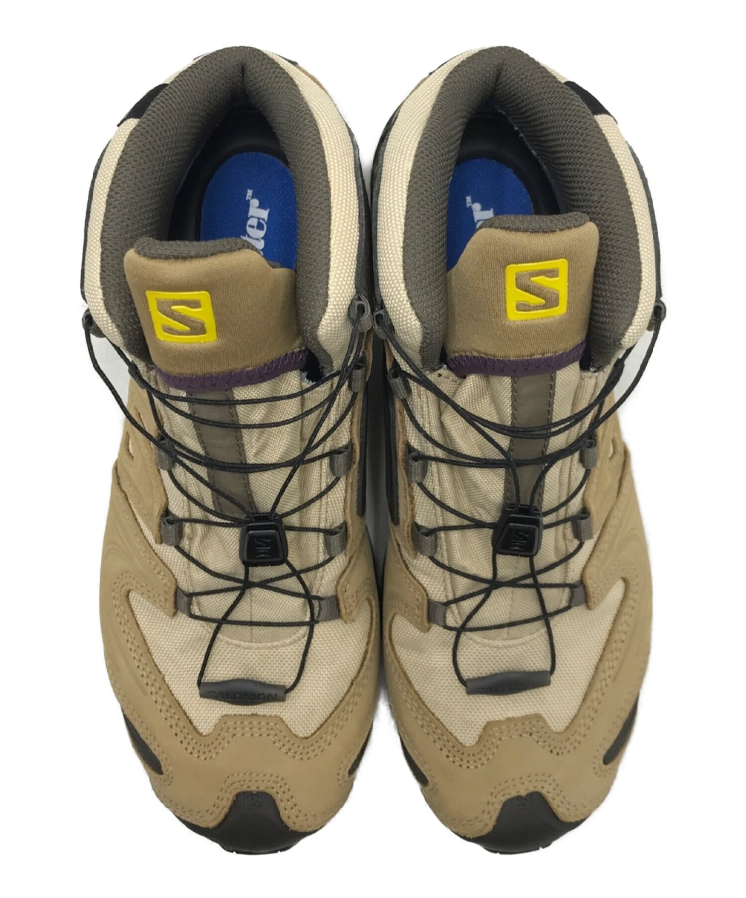 中古・古着通販】SALOMON (サロモン) ミッドカットスニーカー ベージュ