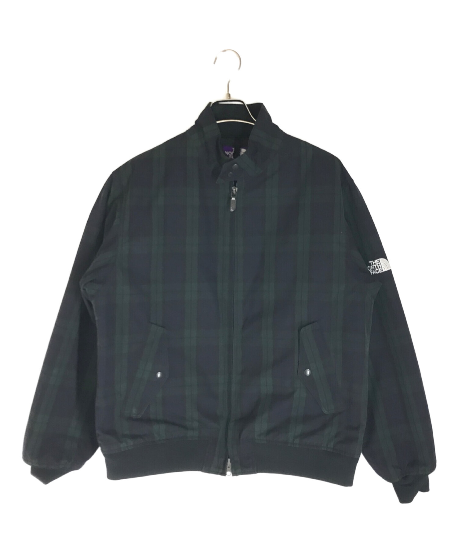 BEAMS×THE NORTH FACE PURPLE LABEL (ビームス×ノースフェイスパープルレーベ)  別注65/35マウンテンフィールドジャケット ネイビー×グリーン サイズ:M