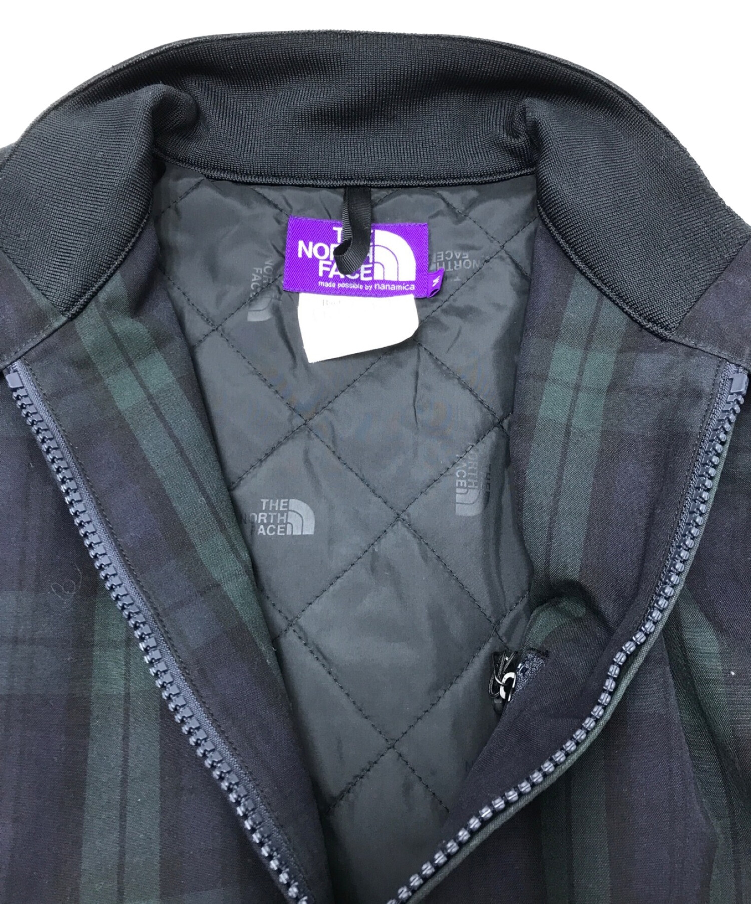 BEAMS×THE NORTH FACE PURPLE LABEL (ビームス×ノースフェイスパープルレーベ)  別注65/35マウンテンフィールドジャケット ネイビー×グリーン サイズ:M