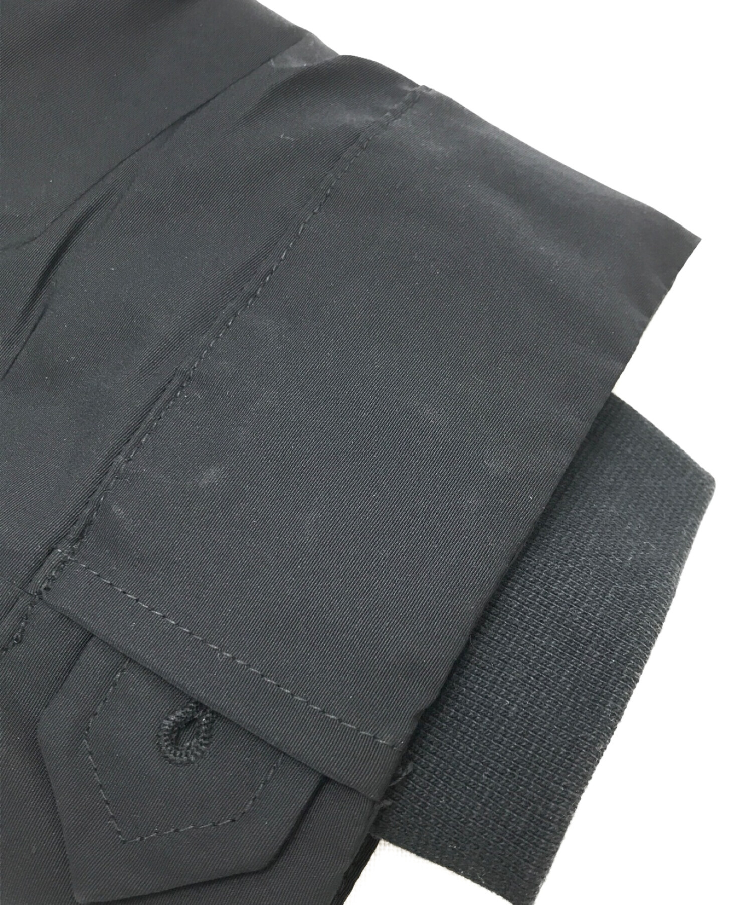 NIKE×sacai (ナイキ×サカイ) コラボトレンチジャケット ブラック サイズ:S