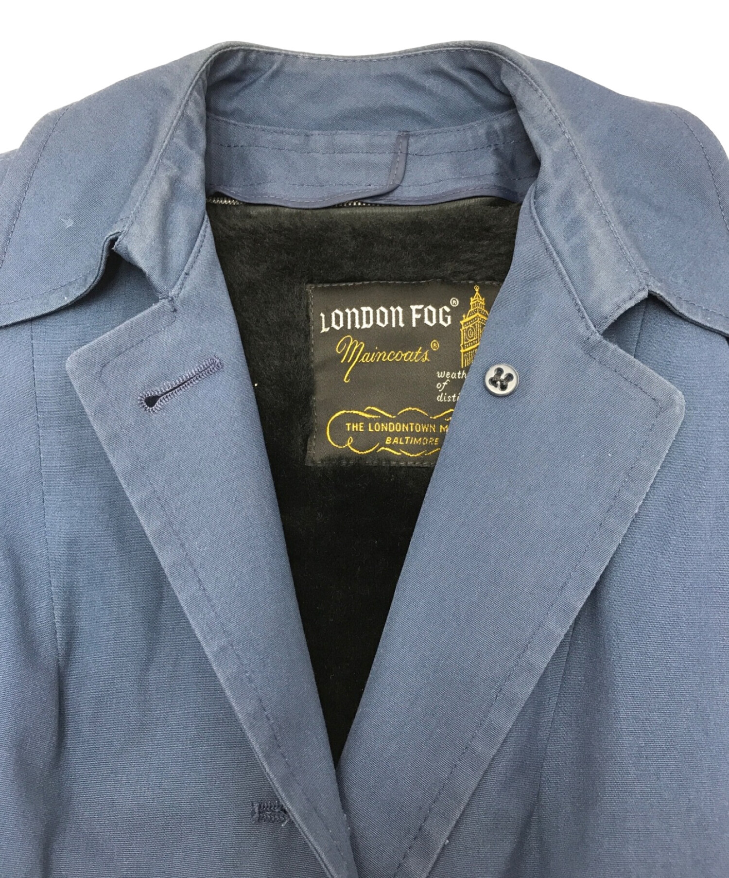 LONDON FOG ステンカラーコート 水色 M - ジャケット・アウター