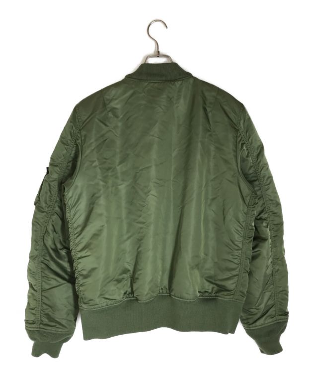 ナノユニバース別注 ALPHA INDUSTRIES 袖革 N-2Bフライトジャケット L メンズ ブルゾン 革ジャン ラムレザー 羊革 スタジャン  MA-1 N-3B(Lサイズ)｜売買されたオークション情報、yahooの商品情報をアー アルファ