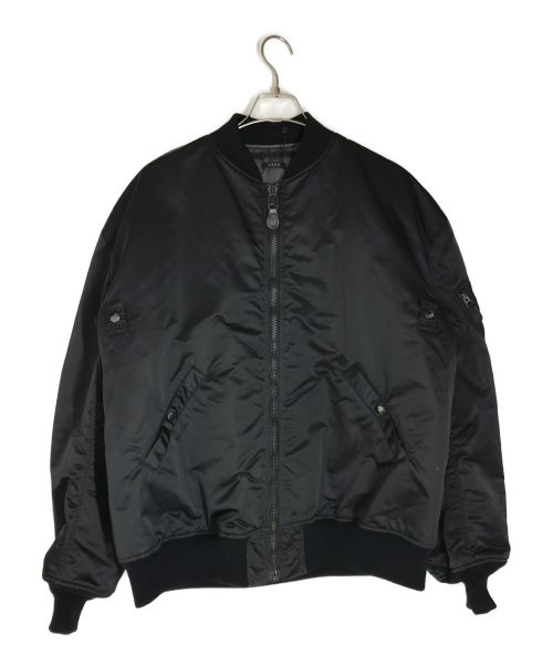 【中古・古着通販】leno (リノ) MA-1ジャケット ブラック サイズ:2