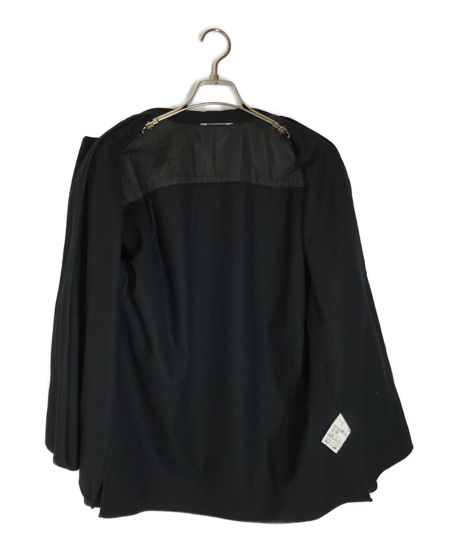 AURALEE (オーラリー) スーパーソフトウールフランネルジップシャツ ブラック サイズ:4