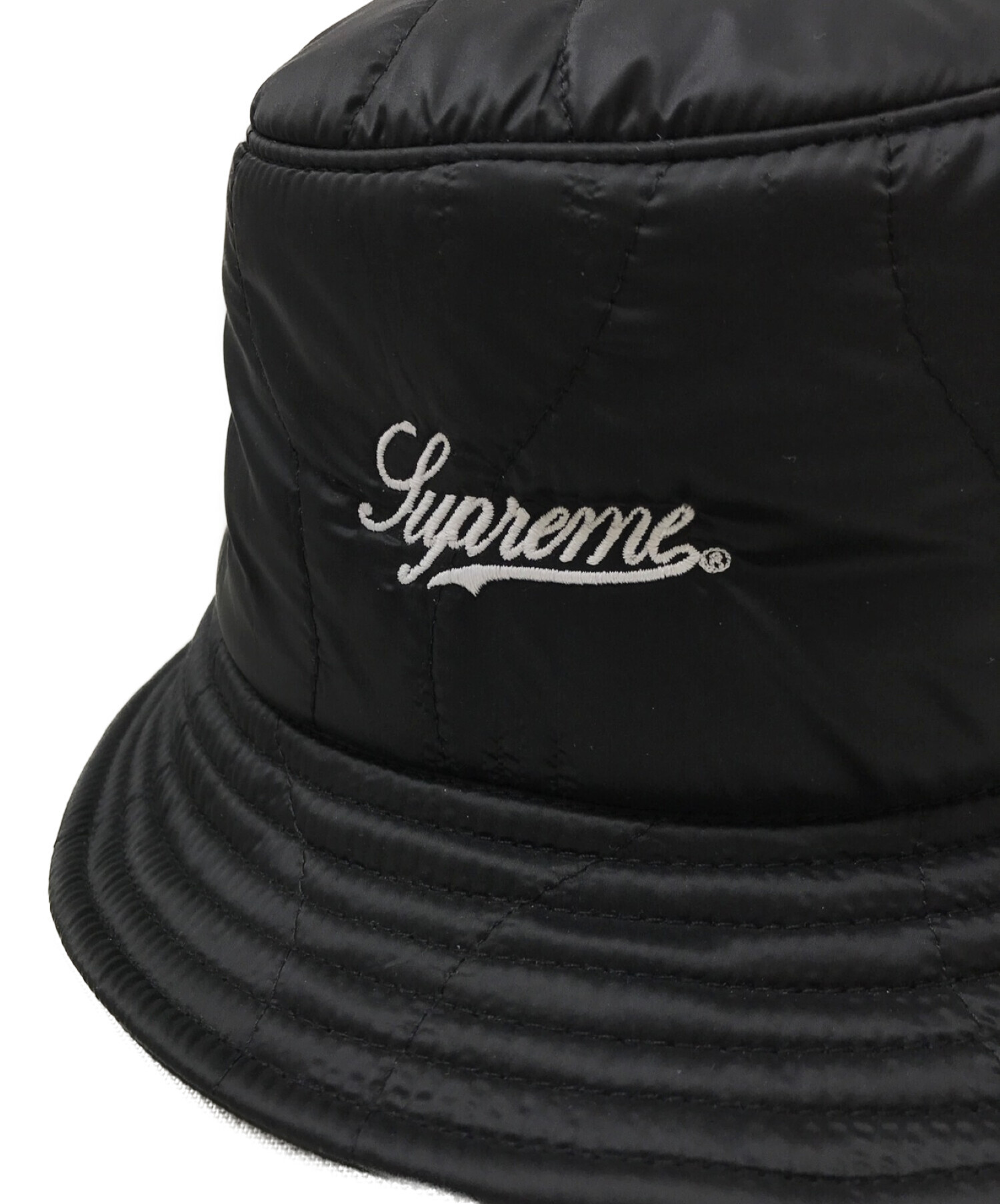 SUPREME (シュプリーム) Quilted Liner Crusher ブラック サイズ:S-M