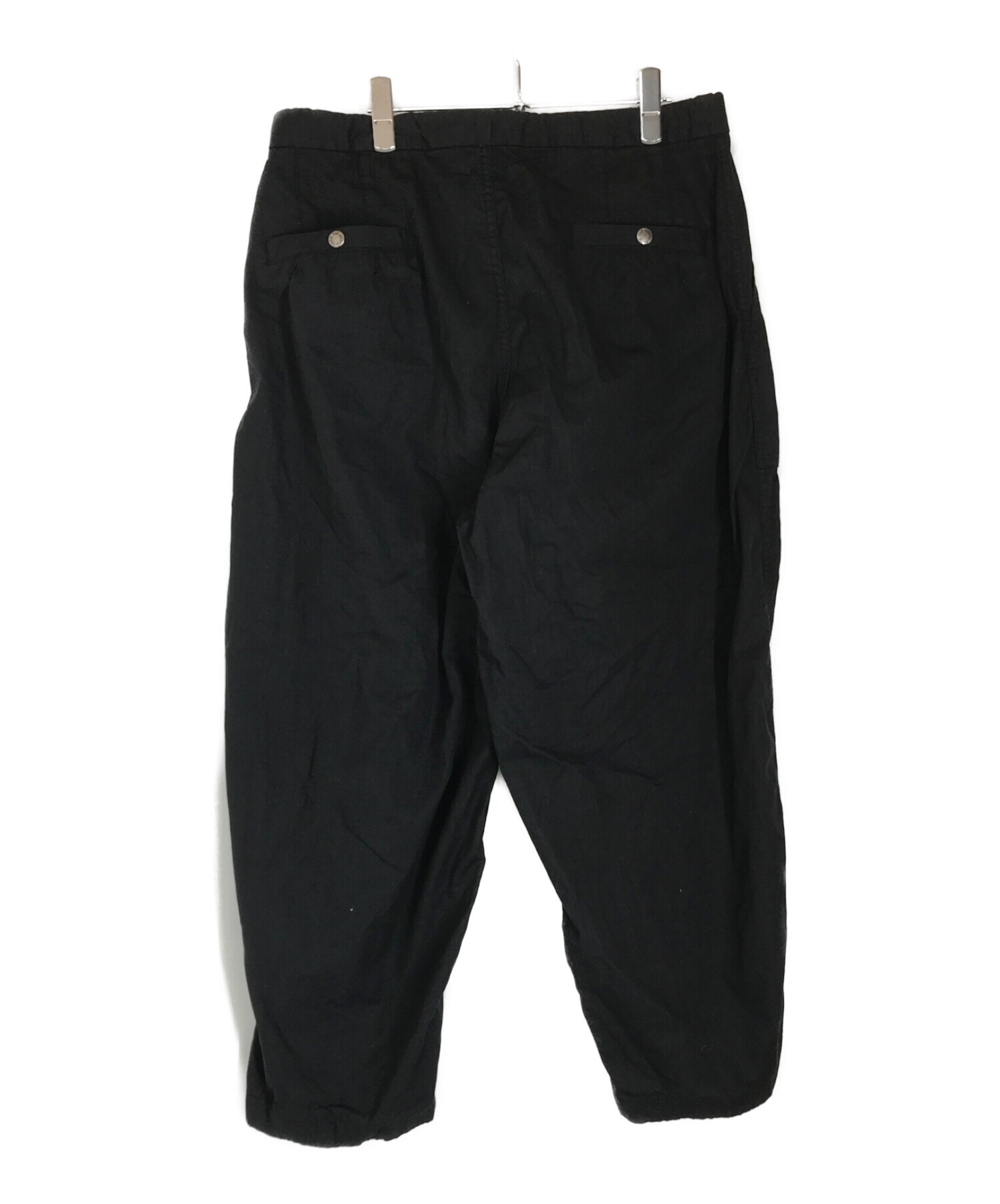 THE NORTH FACE PURPLE LABEL (ノースフェイスパープルレーベル) Ripstop Wide Cropped Pants  ブラック サイズ:34