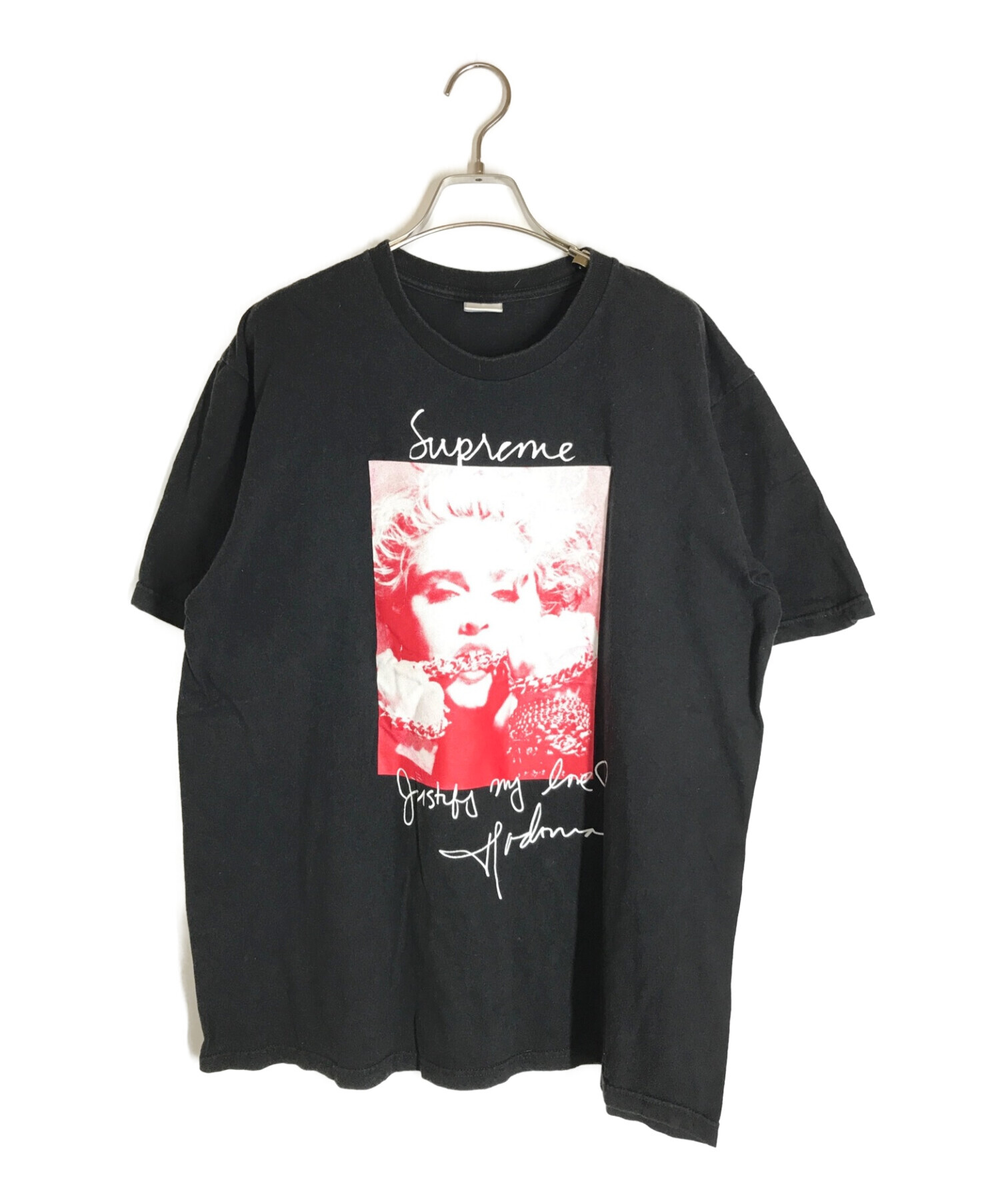 中古・古着通販】SUPREME (シュプリーム) プリントTシャツ ブラック