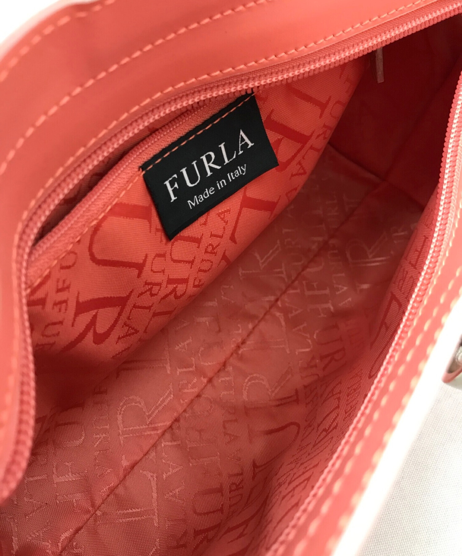 中古・古着通販】FURLA (フルラ) ワンショルダーバッグ ピンク