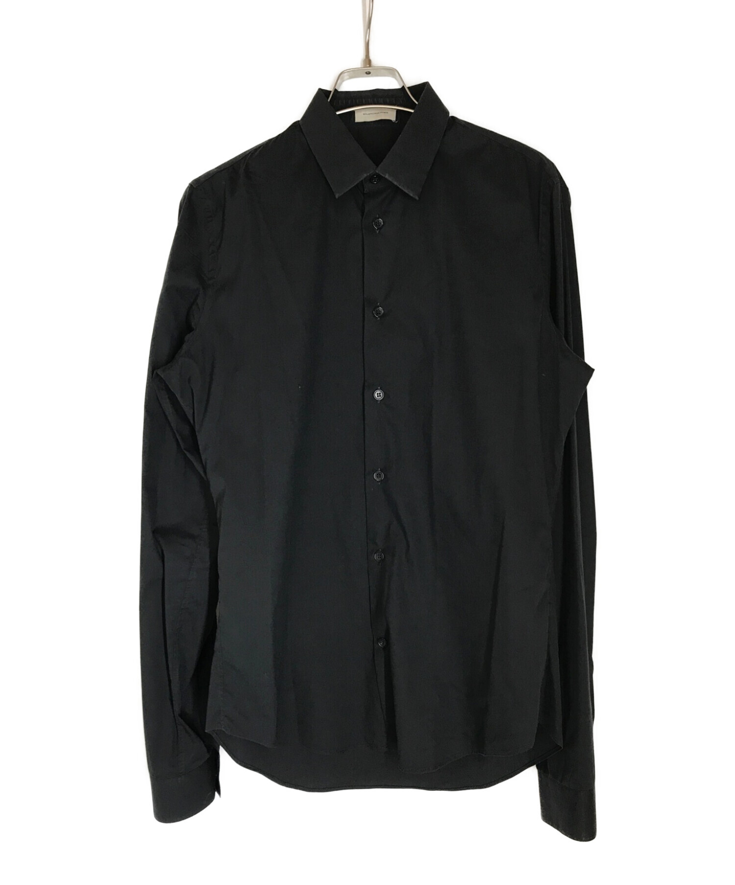 BALENCIAGA (バレンシアガ) ドレスシャツ ブラック サイズ:38