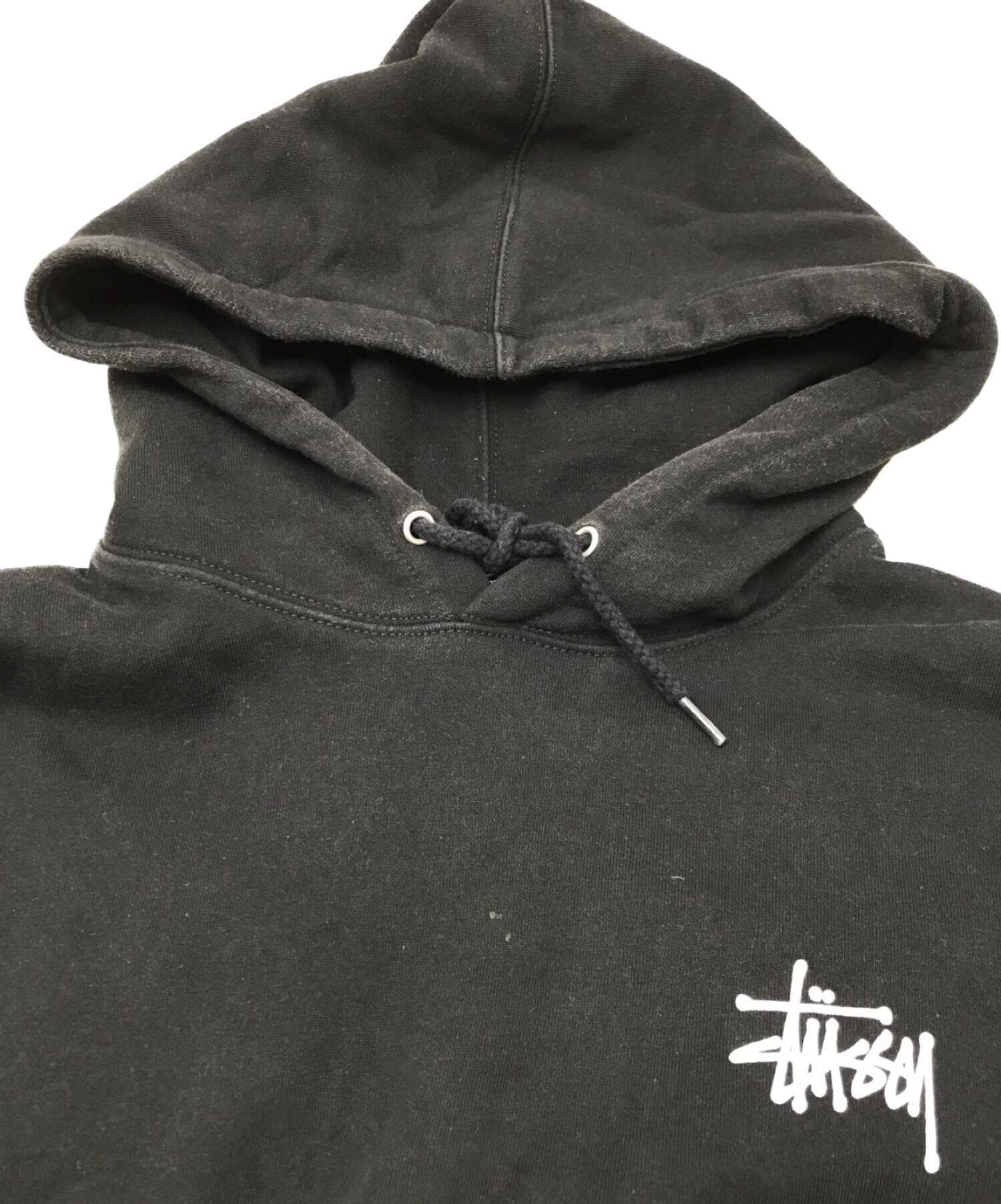 プレ値・即完モデル】stussy パーカー zip付 サイズL ブラック+