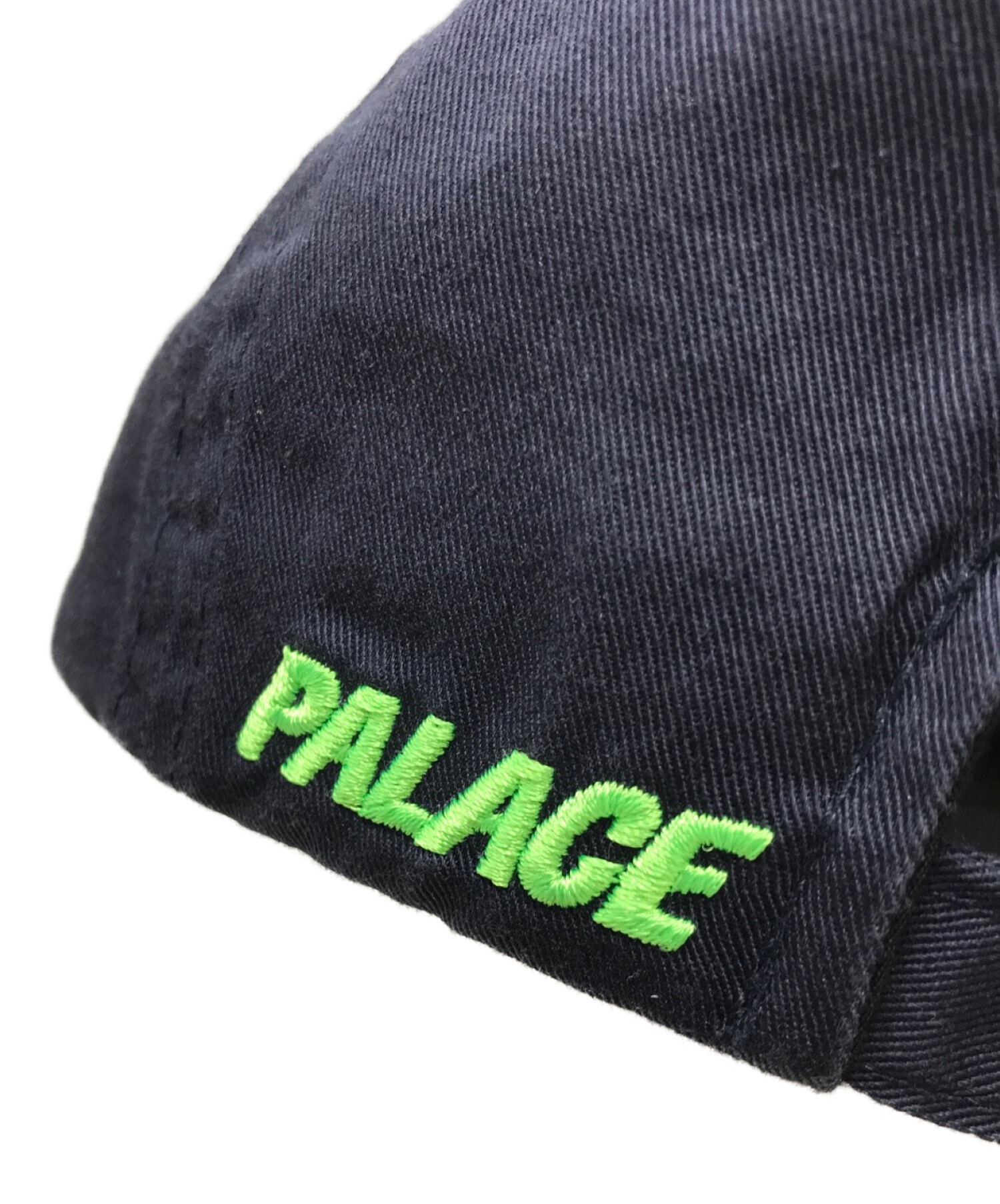 PALACE×ARC'TERYX (パレス×アークテリクス) コラボロゴ刺繍キャップ ネイビー×グリーン