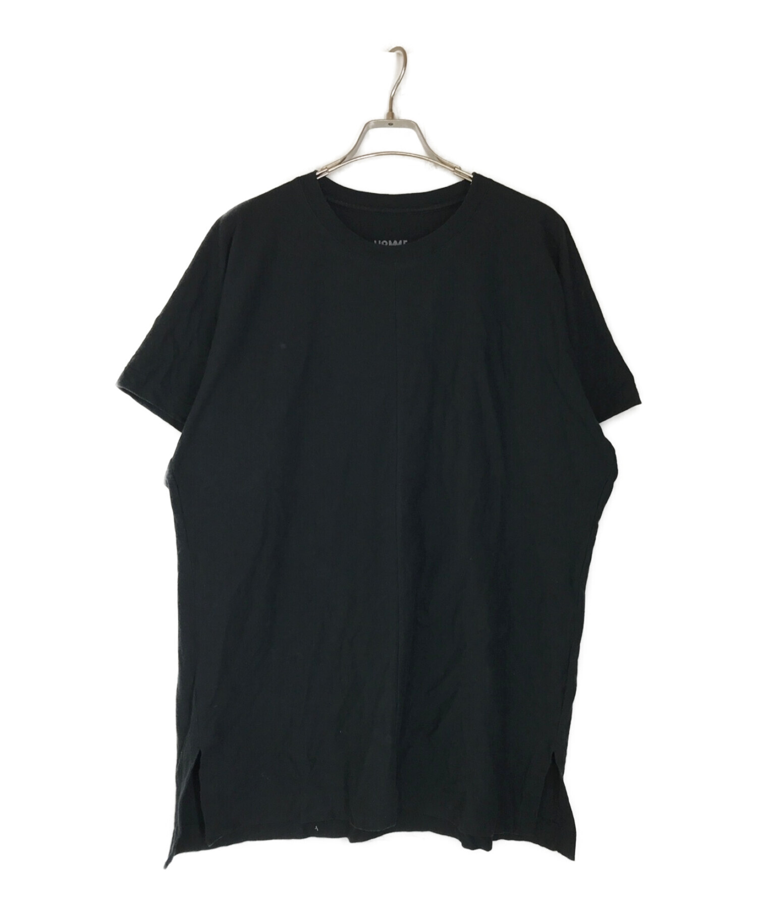 HOMME PLISSE ISSEY MIYAKE (オムプリッセ イッセイ ミヤケ) 切替tシャツ ブラック サイズ:3