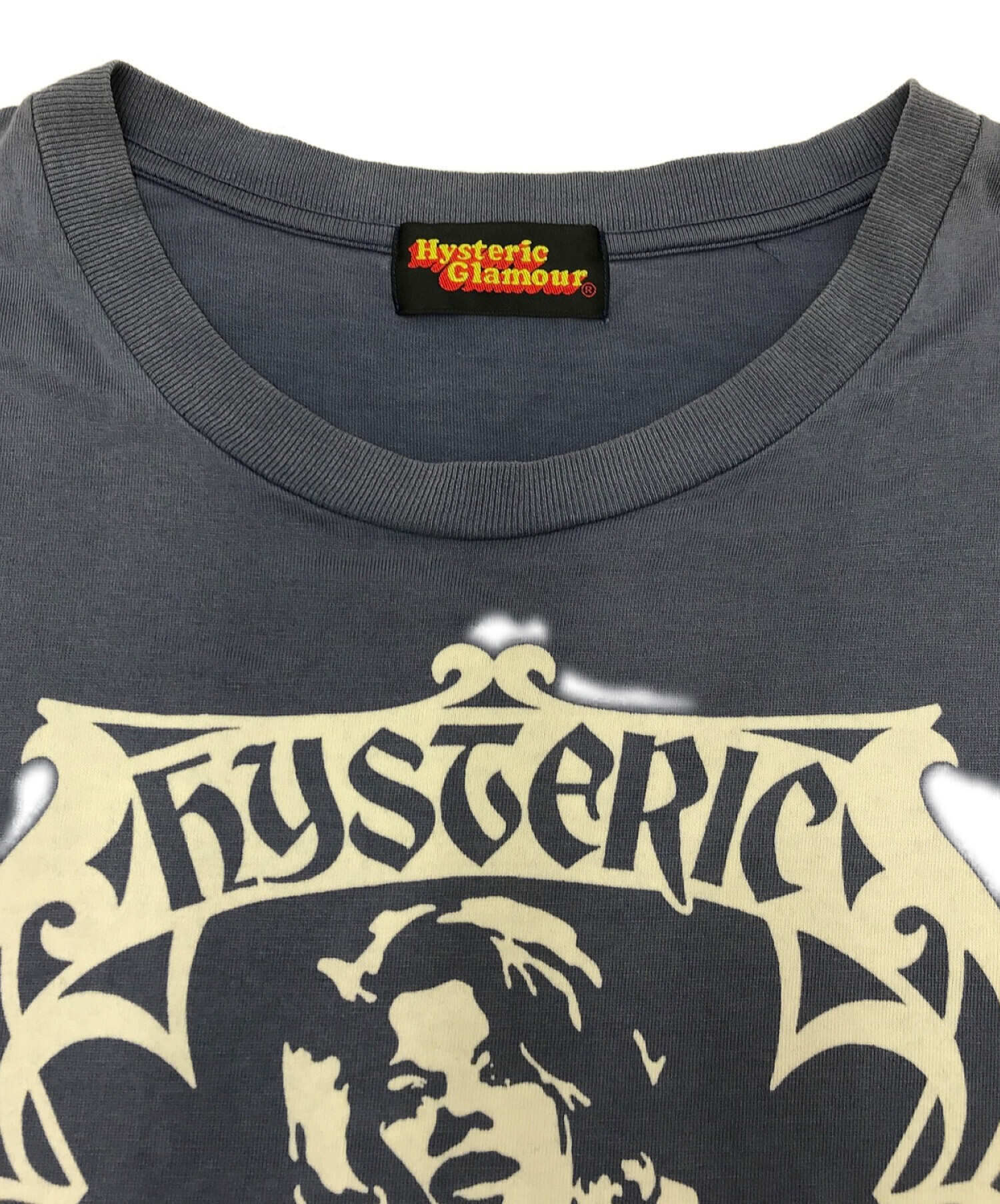 Hysteric Glamour (ヒステリックグラマー) ガールプリントカットソー ブルー サイズ:FREE