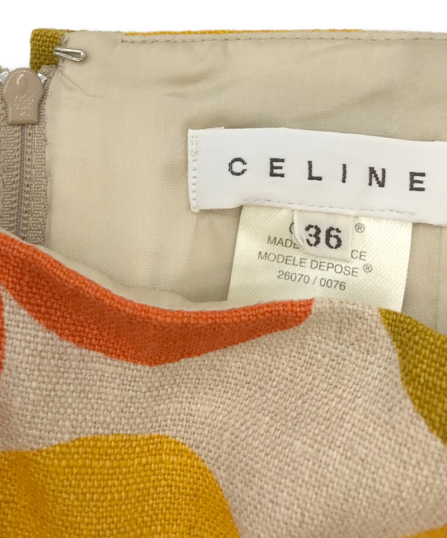 中古・古着通販】CELINE (セリーヌ) オールド花柄リネンベアトップ ...