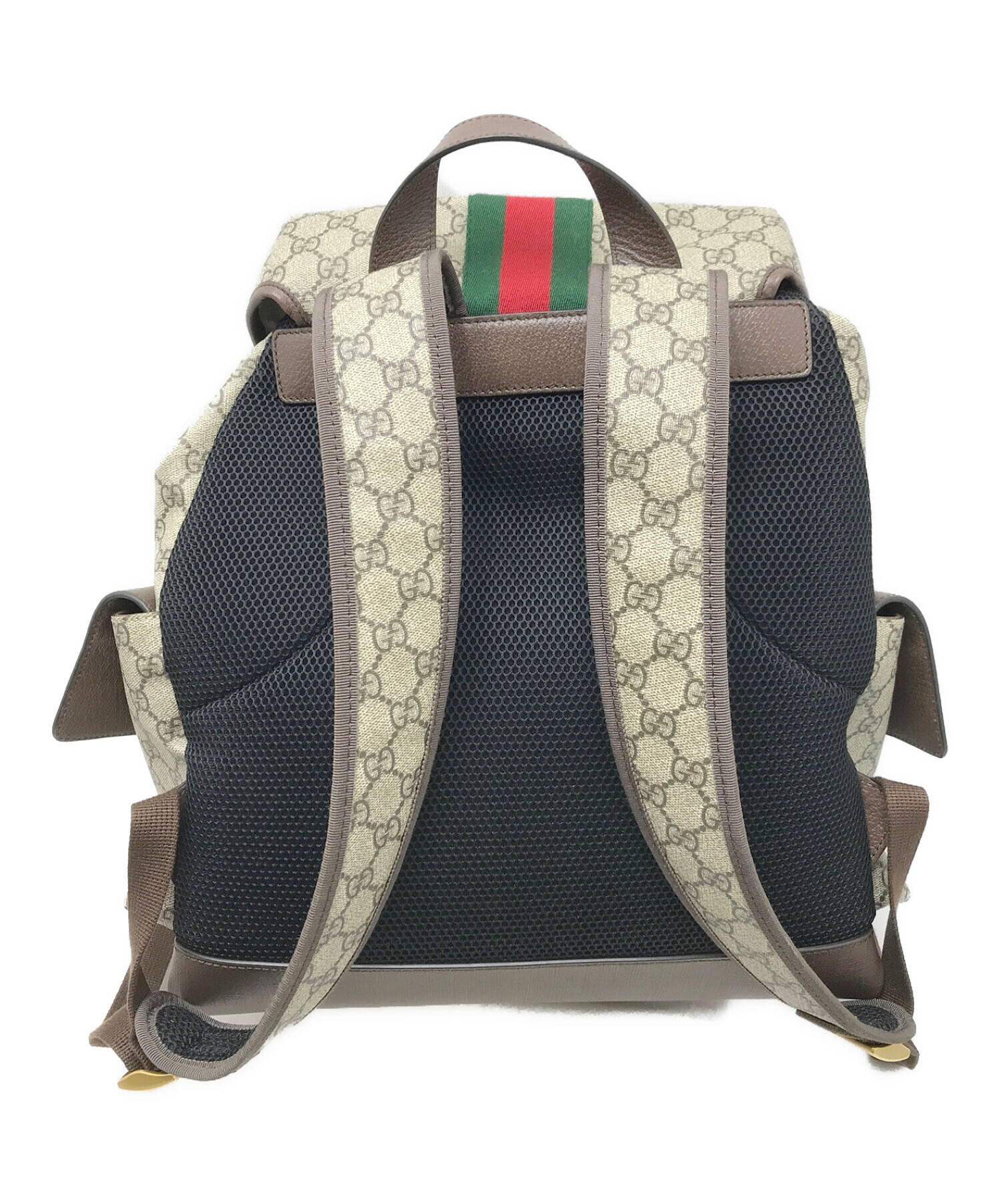 中古・古着通販】GUCCI (グッチ) GGミディアム バックパック ベージュ