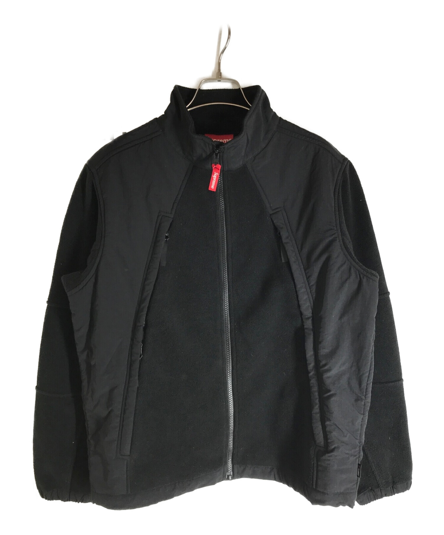 SUPREME (シュプリーム) フリースジャケット ブラック サイズ:S