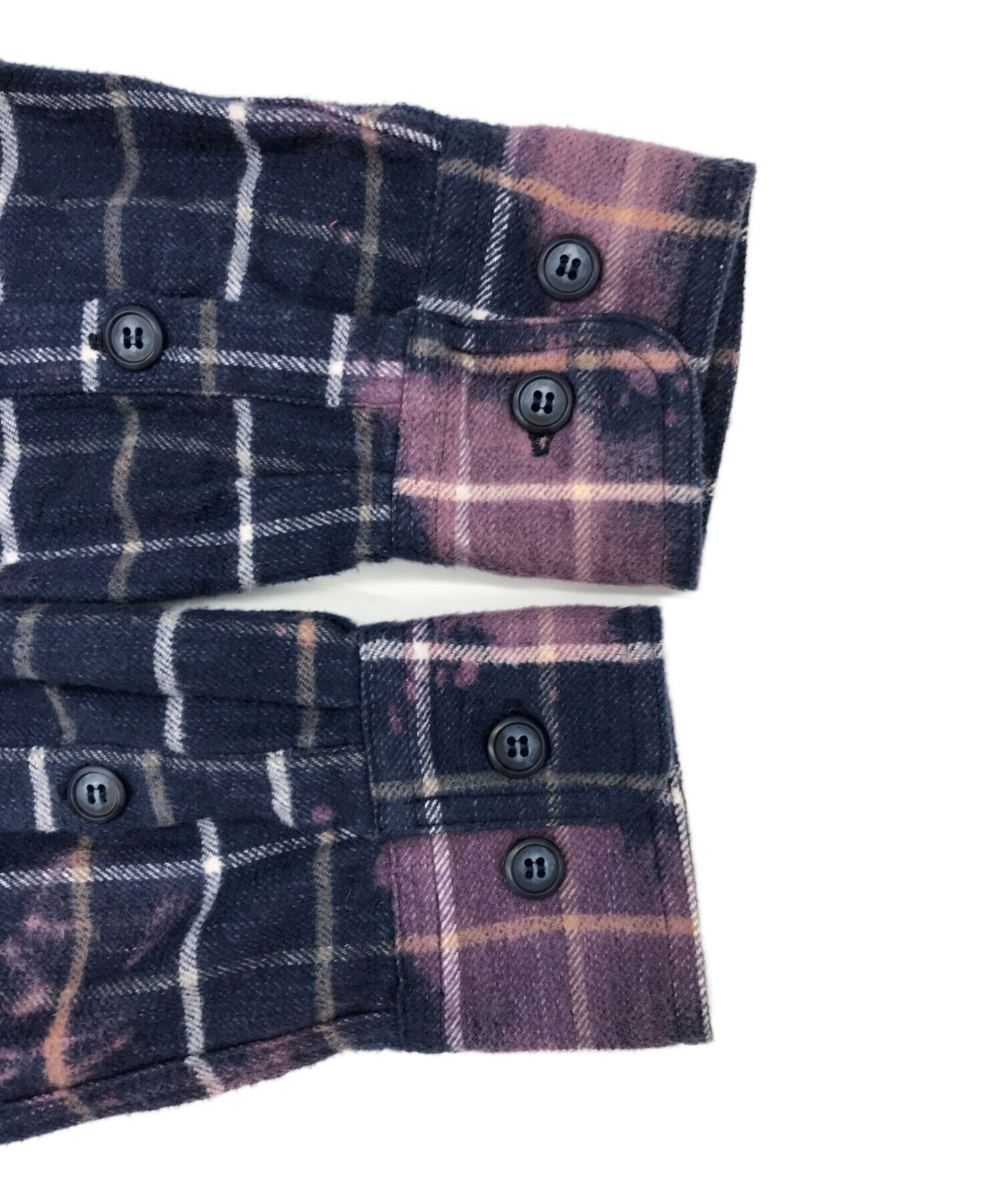 中古・古着通販】DESCENDANT (ディセンダント) MOSS CHECK LS SHIRT