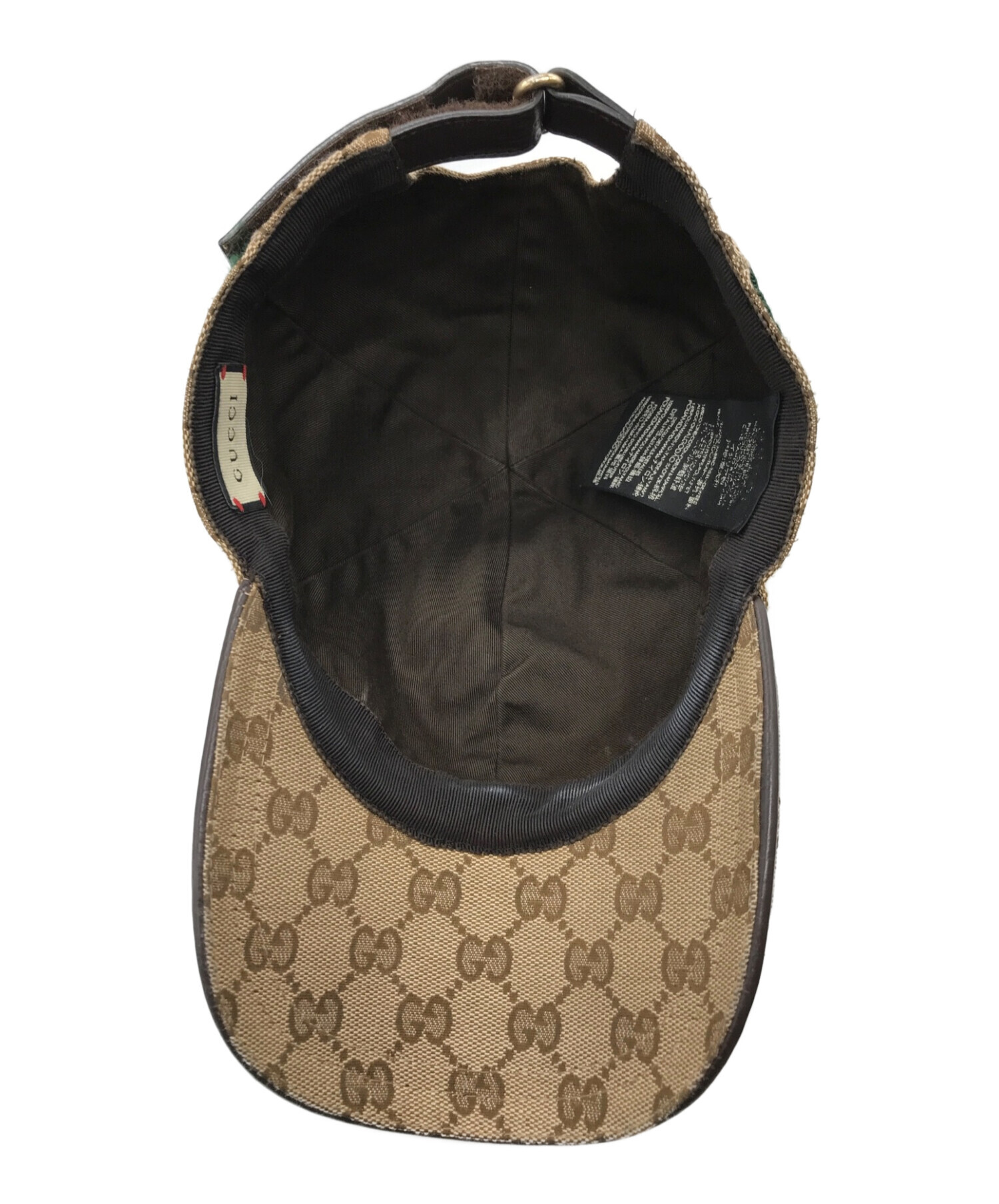 中古・古着通販】GUCCI (グッチ) GGキャンバスシェリーラインベース