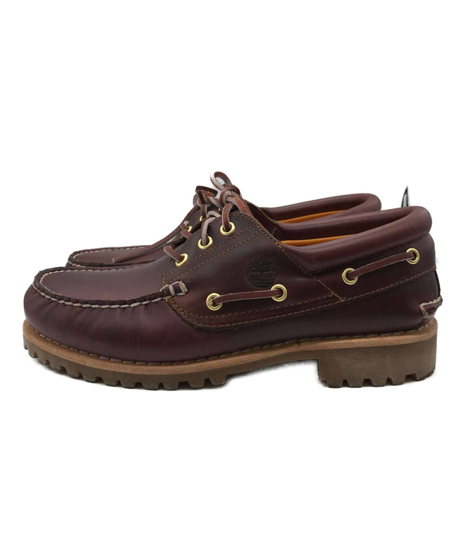 Timberland (ティンバーランド) Authentics 3Eye Classic Lug ブラウン サイズ:25.5cm